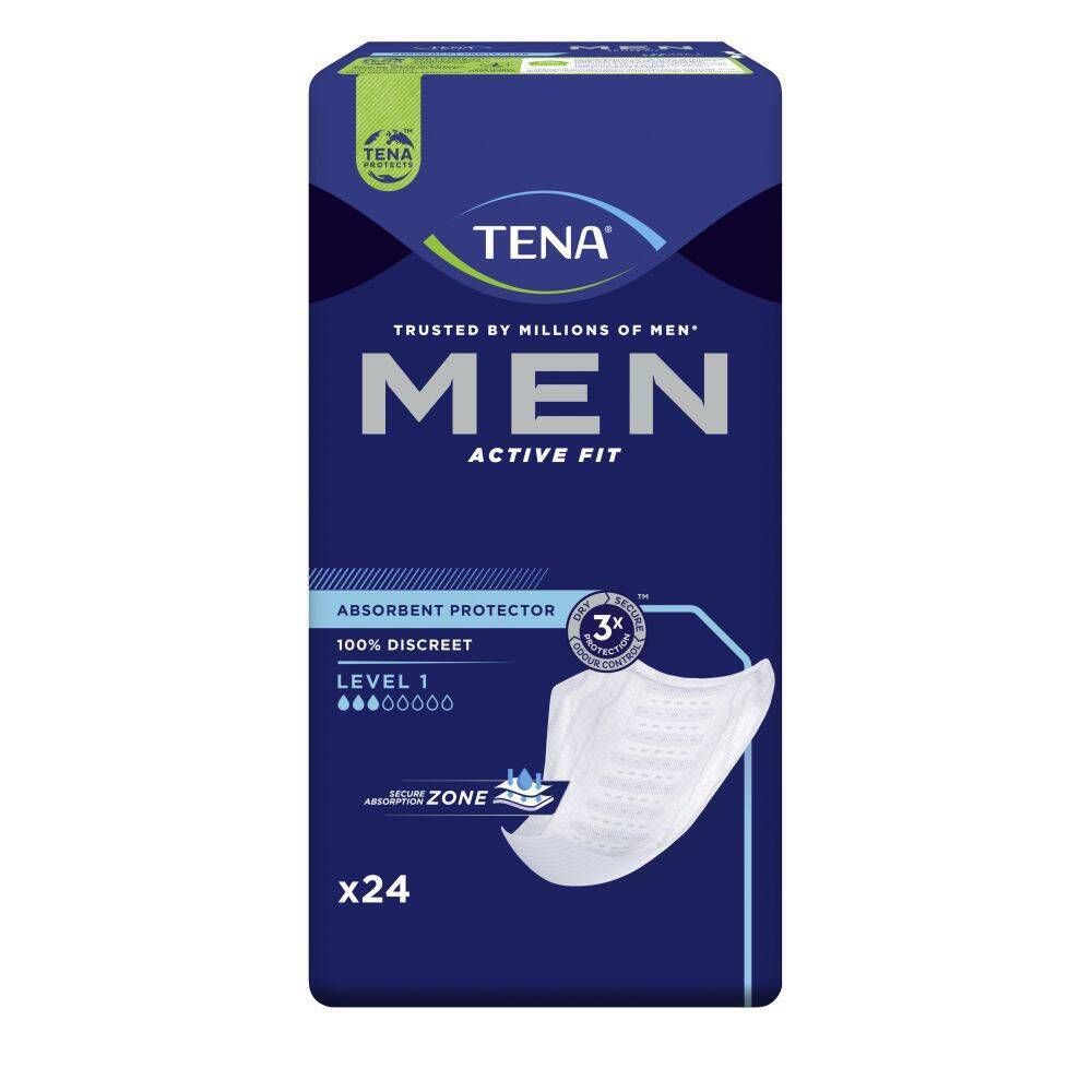 TENA Men Active Fit Absorbent Protector Level 1 750651 Autre 24 pc(s)