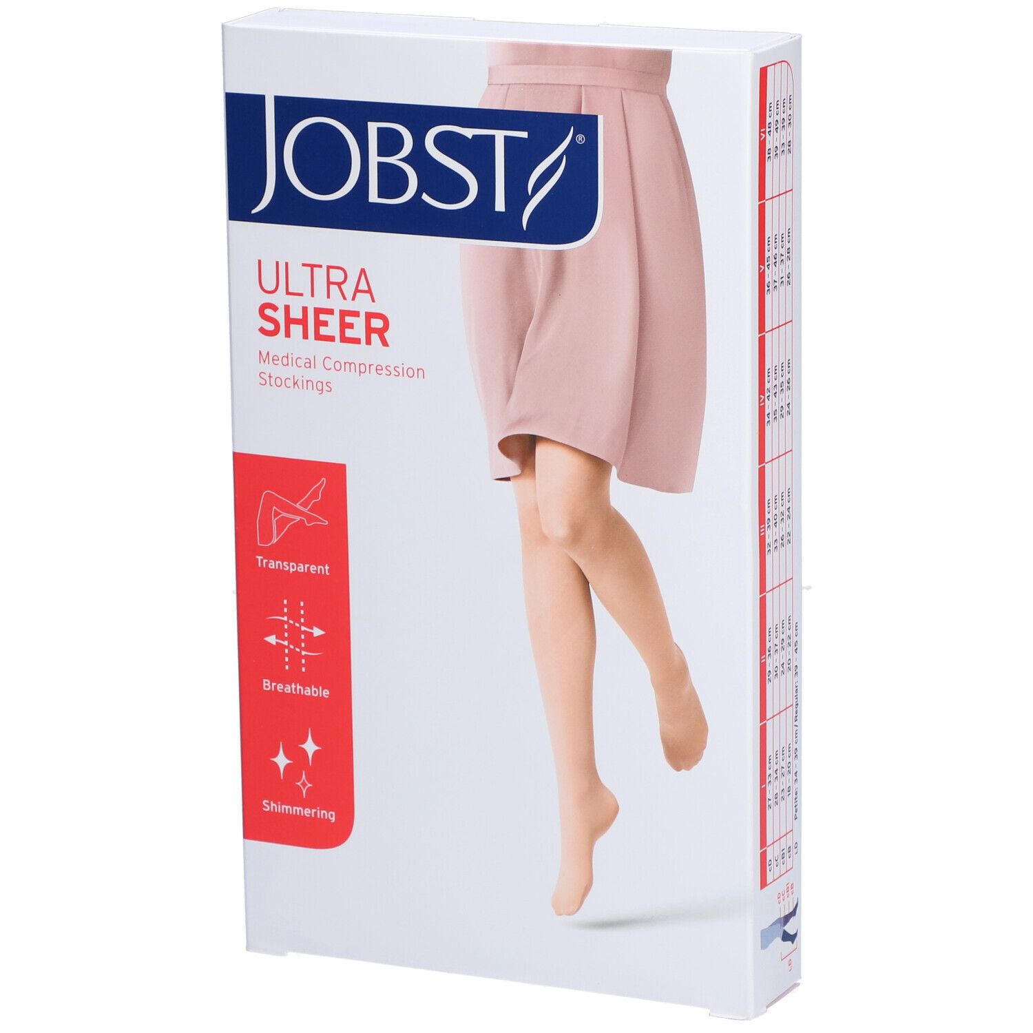 JOBST Ultrasheer Chaussette Classe 2 Regular Softfit Nature Small Chaussettes 1 pc(s)