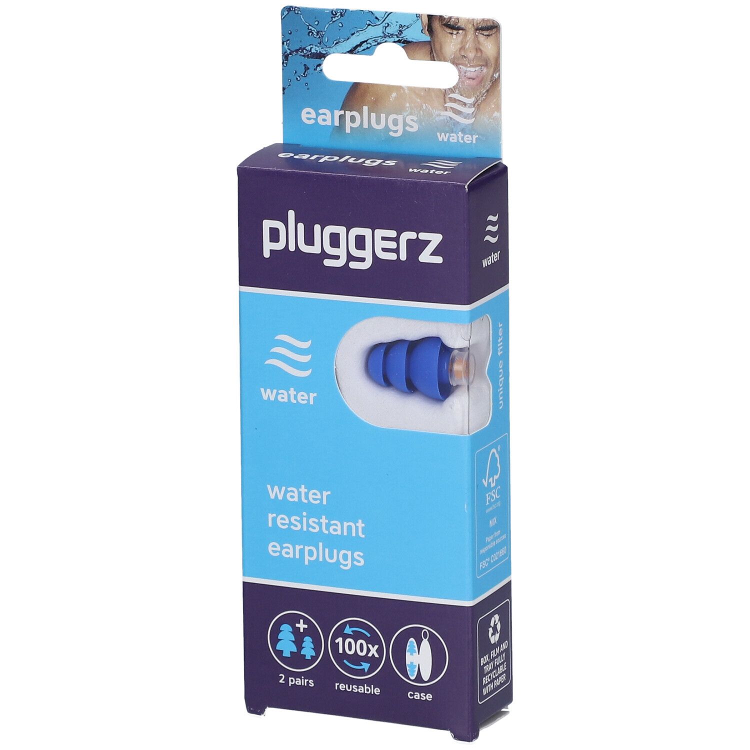 PLUGGERZ Water 2 pc(s) Bouchons D'Oreille