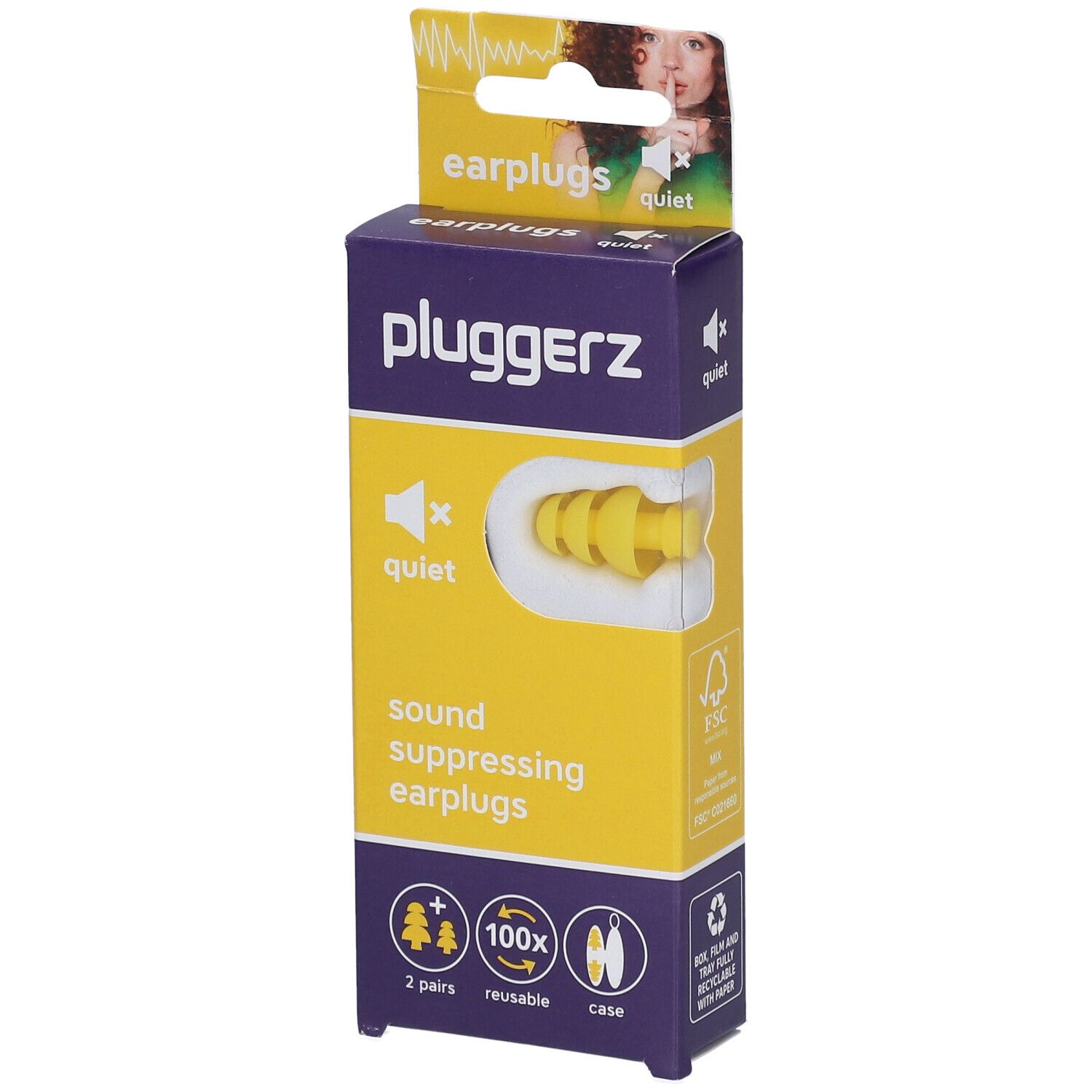 PLUGGERZ Quiet 2 pc(s) Bouchons D'Oreille