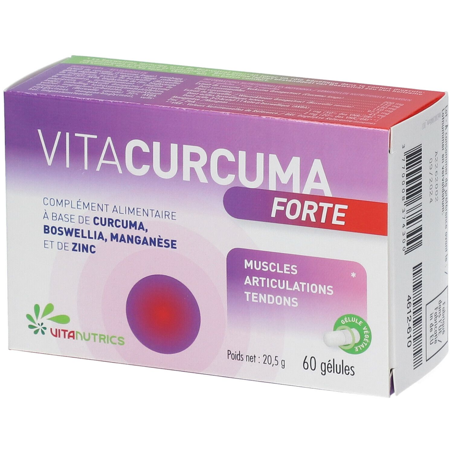 VITANUTRICS Vitacurcuma Forte 60 pc(s) Capsule(S)
