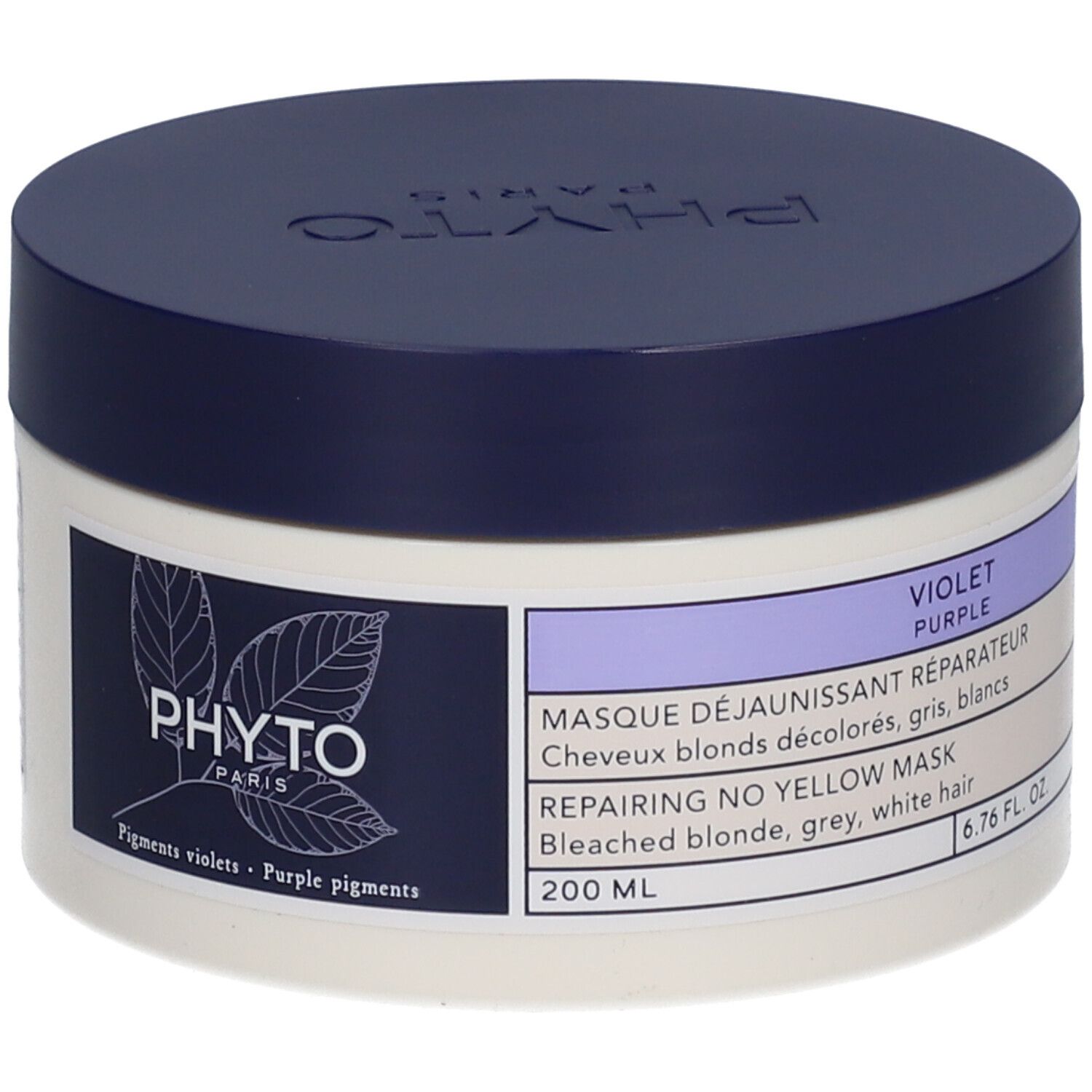 PHYTO Masque déjaunissant réparateur Violet 200 ml Crème