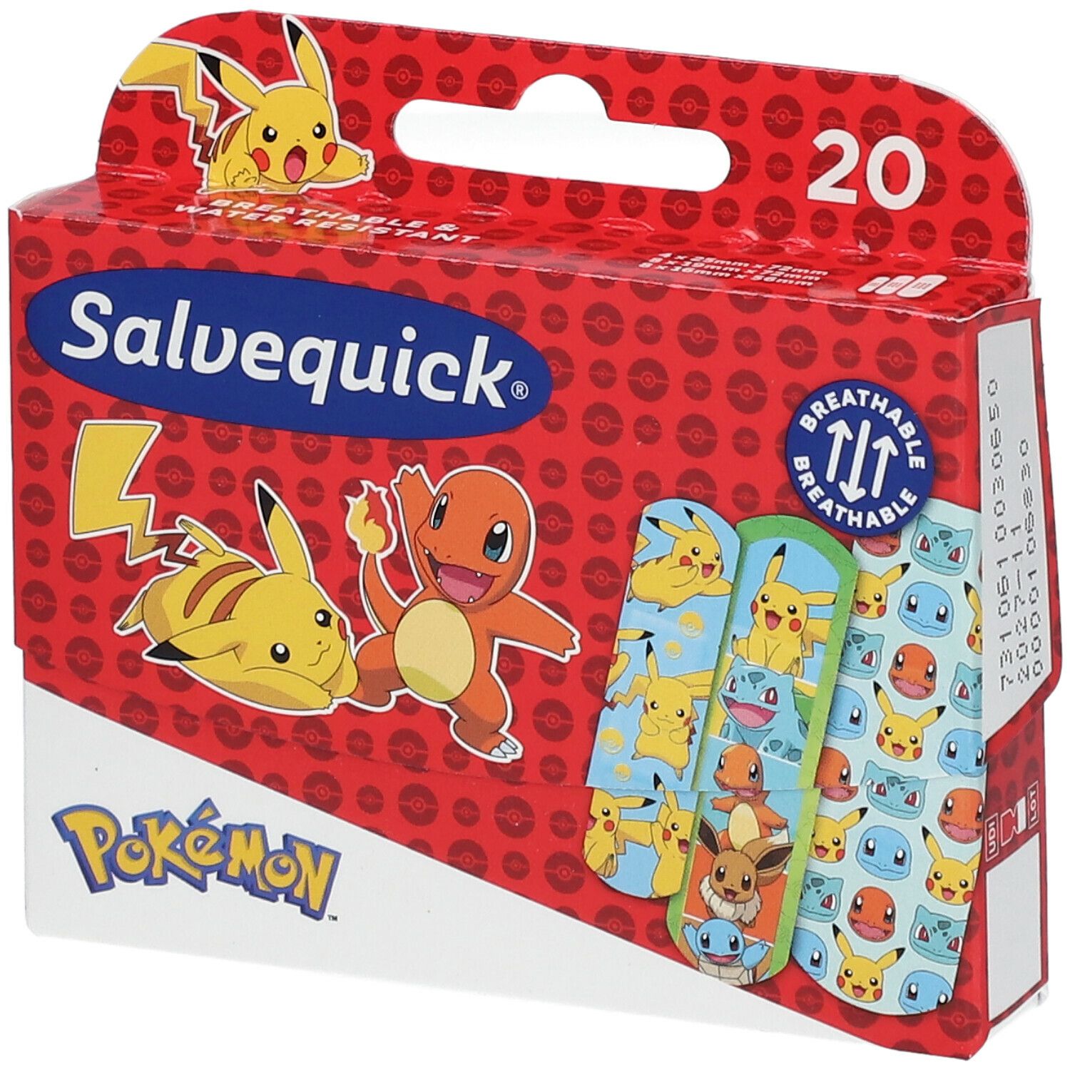 Salvequick Pokemon 20 pc(s)