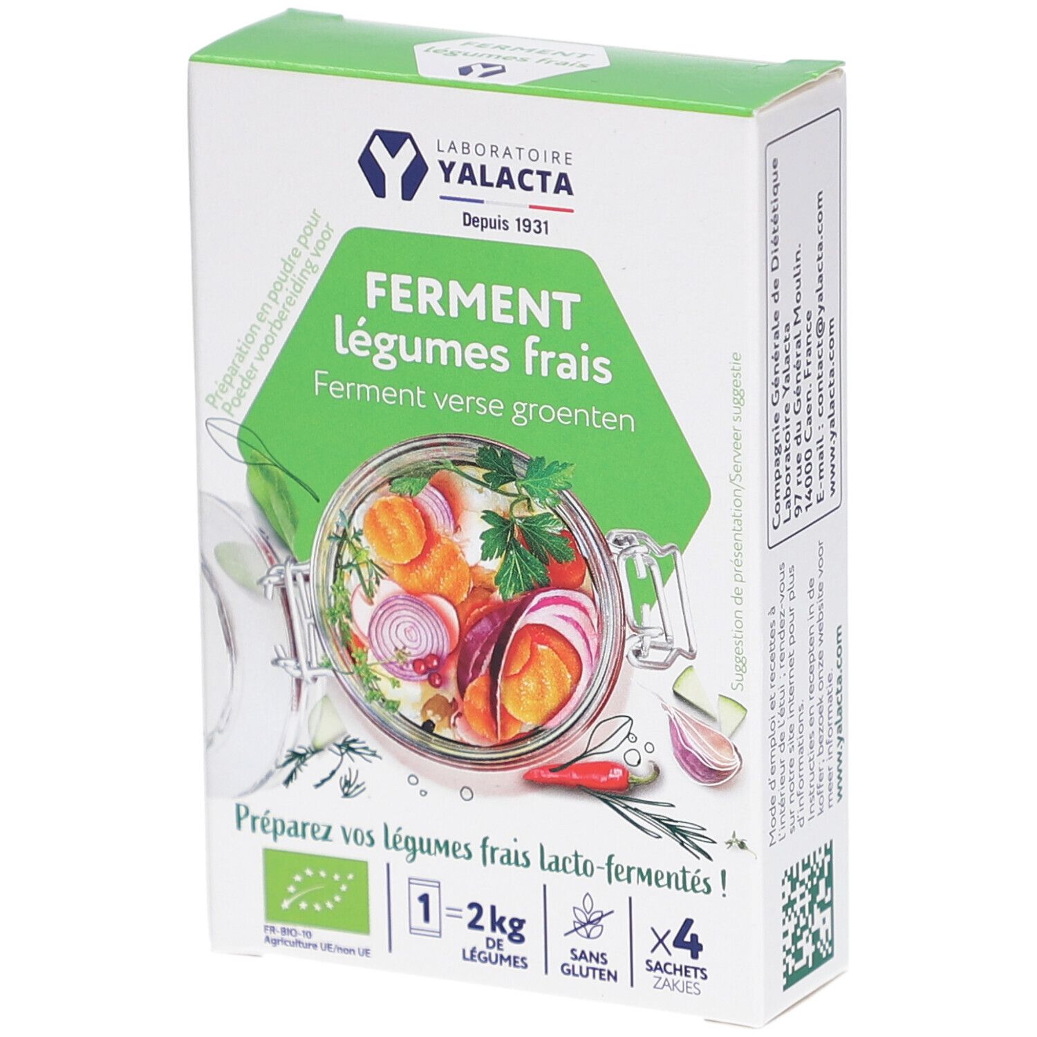 Yalacta Ferment Légumes Frais 4 pc(s) no data