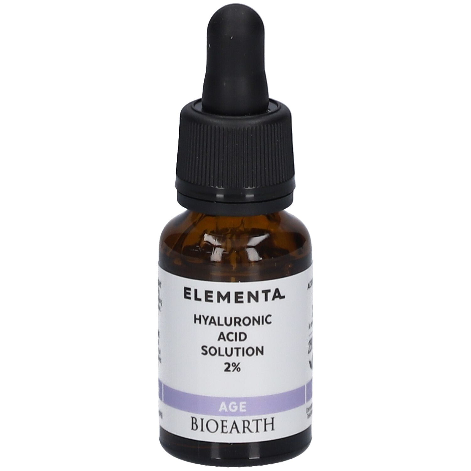 Bioearth Elementa Solution Acide Hyaluronique Âge Fluide 15 Ml