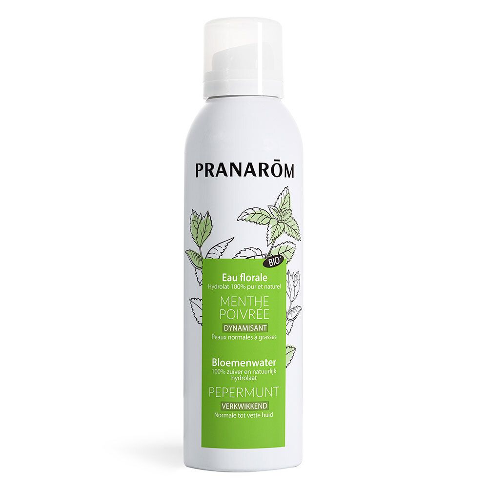 Pranarôm Menthe Poivrée Eau Florale Dynamisant 150 ml 150 ml Spray