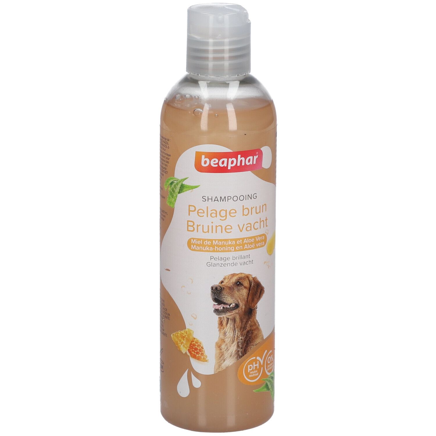 Beaphar Shampooing Chien Pelage Brun 250 ml Shampooing