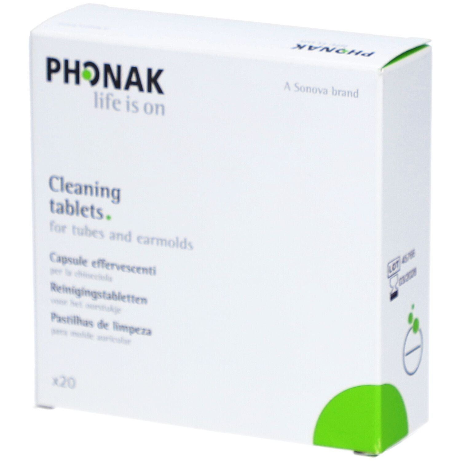 Phonak C&C Clean-Tab 20 pc(s) Comprimé(S)