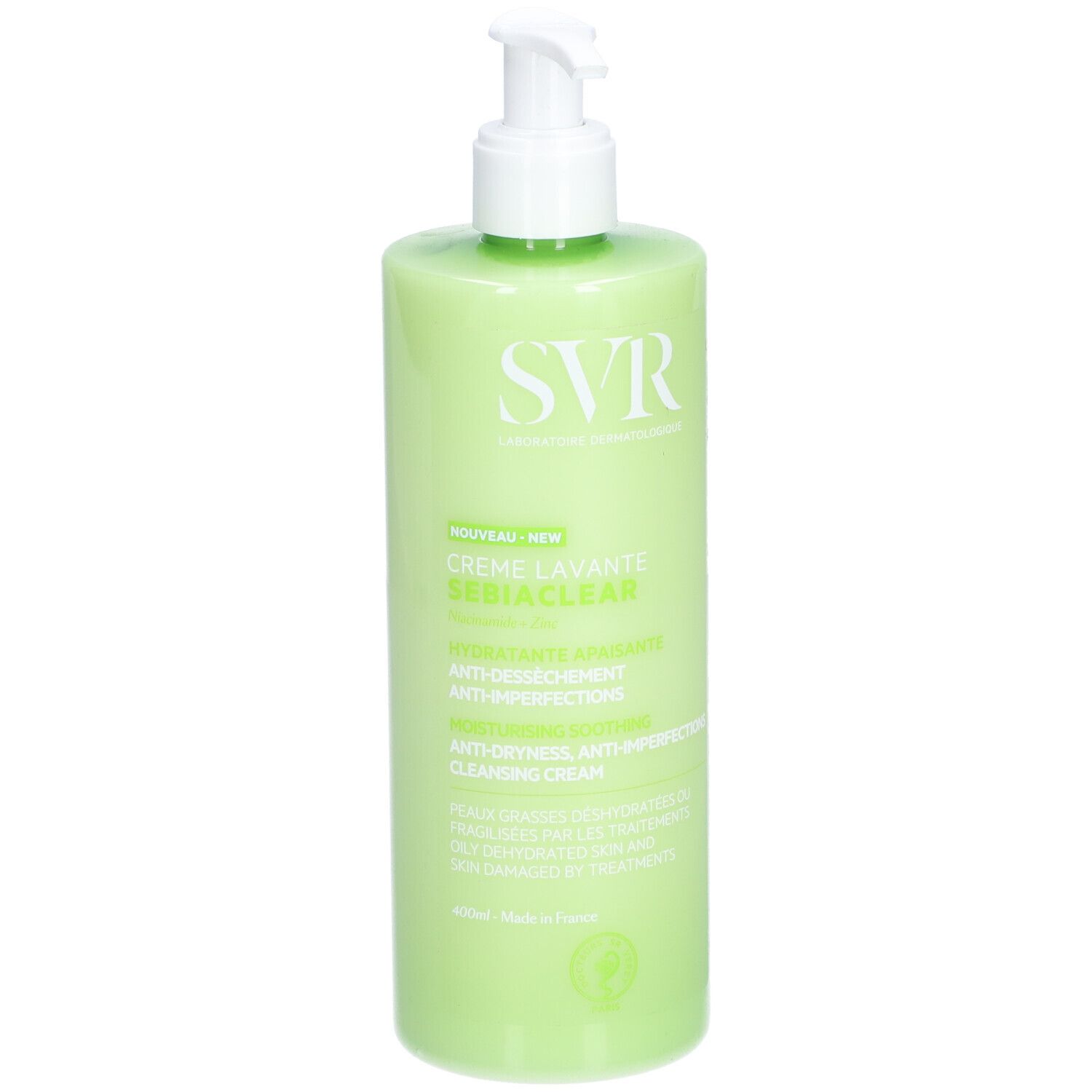 Svr Sebiaclear Creme Lavante, Crème Pour Laver La Peau Acnéique, 400 Ml - Image 5