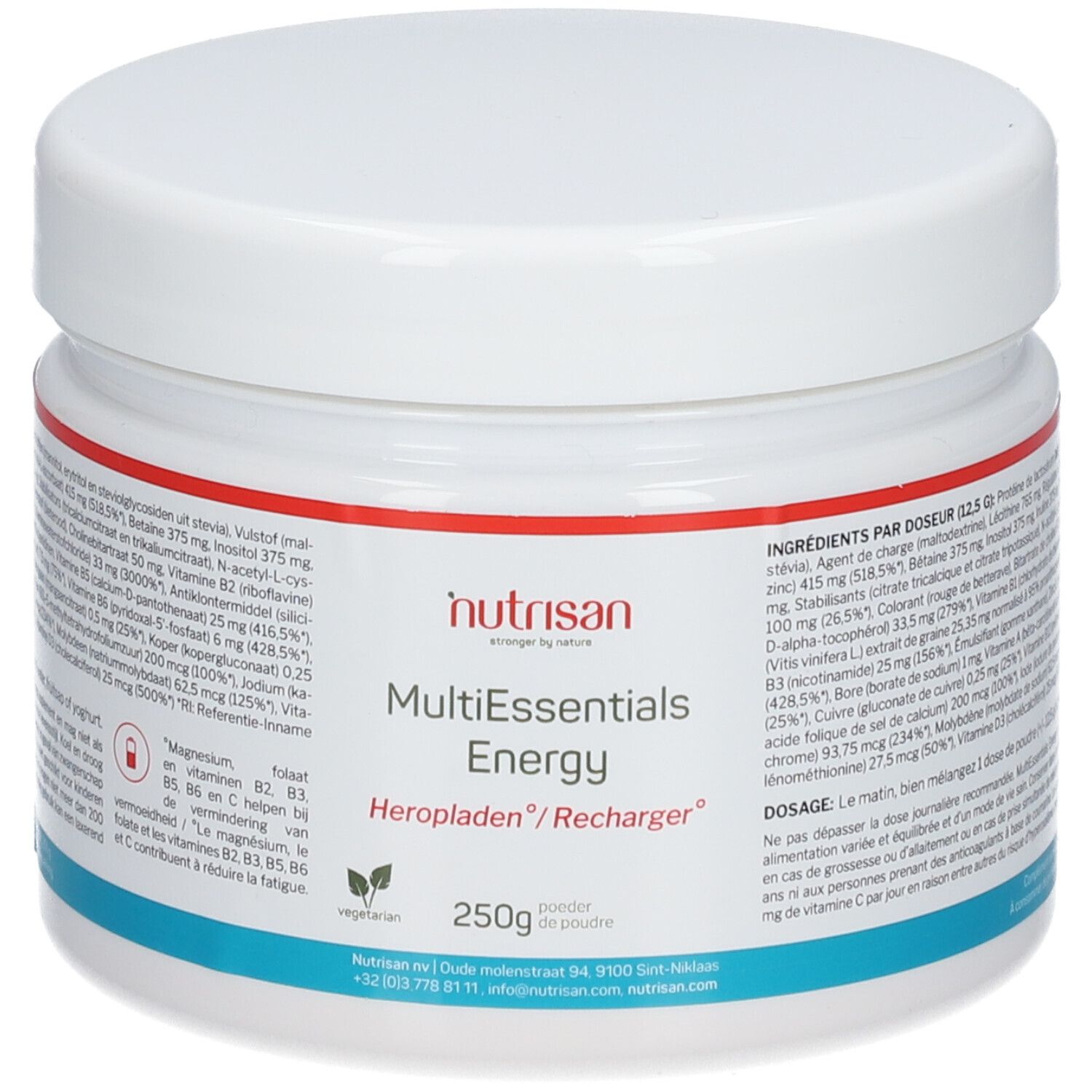 Nutrisan MultiEssentials Energy Poudre 250 g