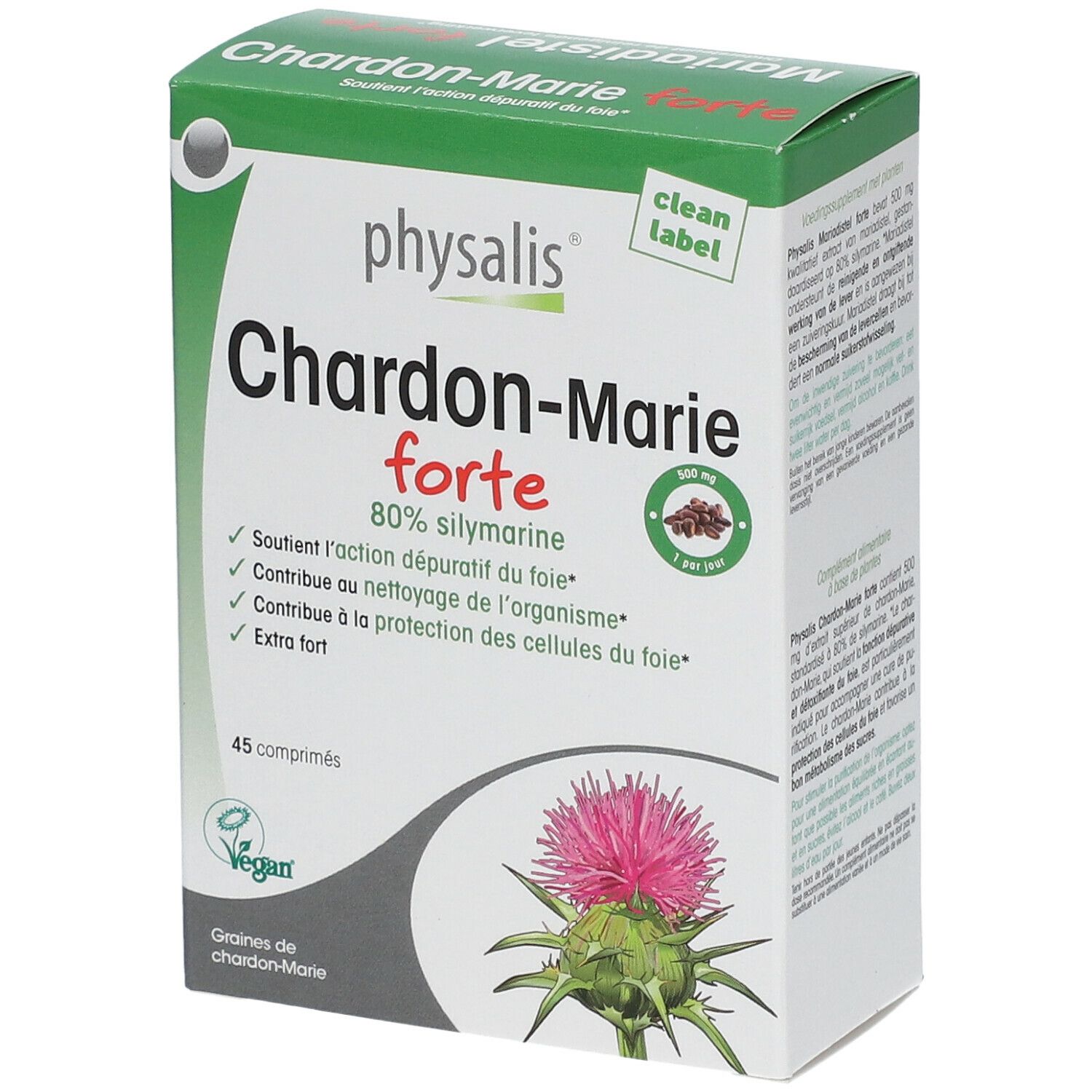 Physalis Chardon-Marie Forte 45 pc(s) Comprimé(S)