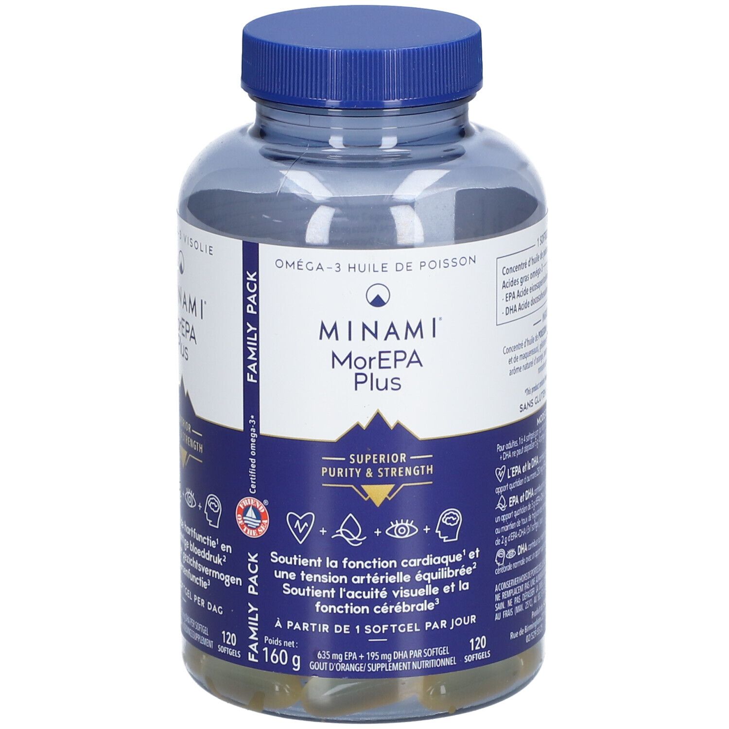 MINAMI MorEPA Plus 120 pc(s) Capsule(S) Douce(S)