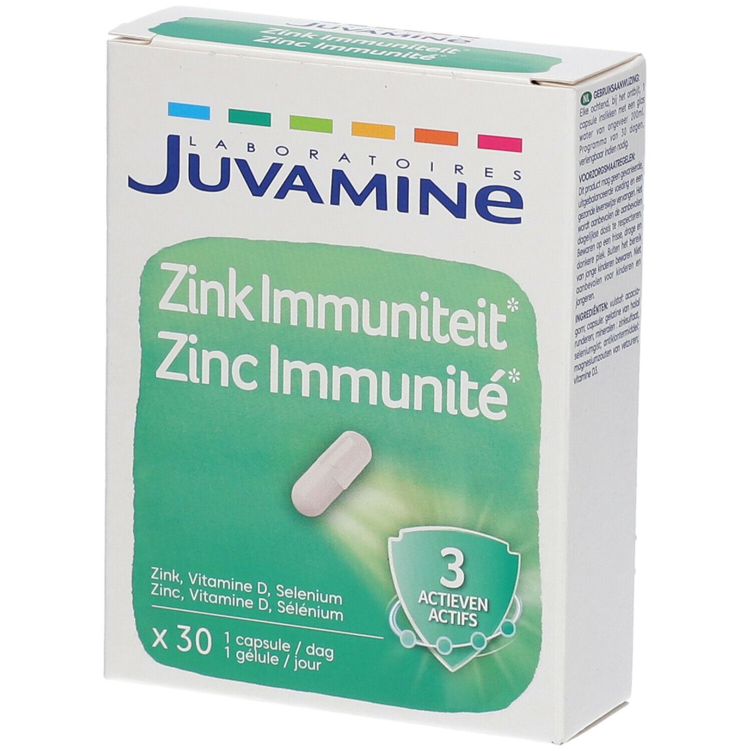 Juvamine Zinc Immunité 30 capsules 30 pc(s) Capsule(S)