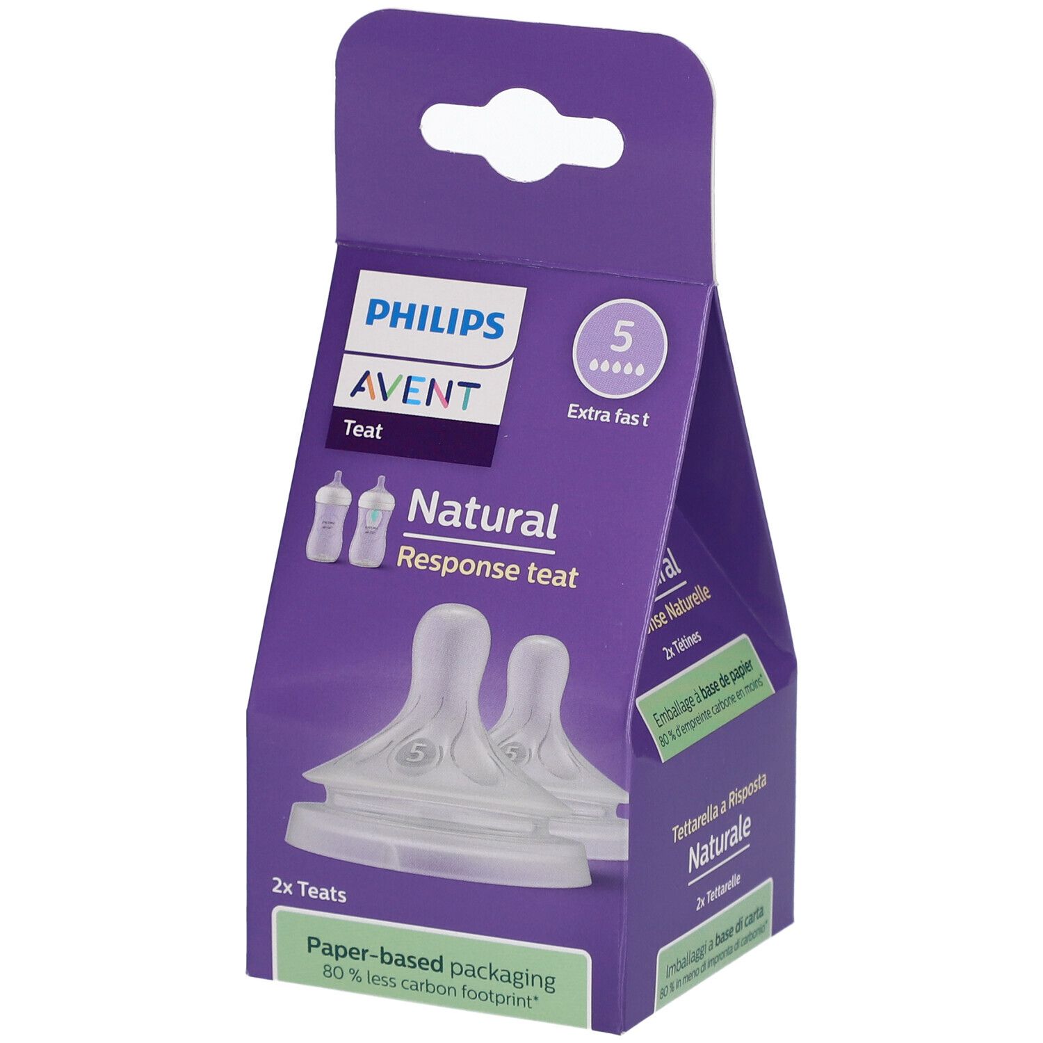 PHILIPS AVENT Natural Response Flow Speen 5 SCY965/02 2 pc(s) Autre