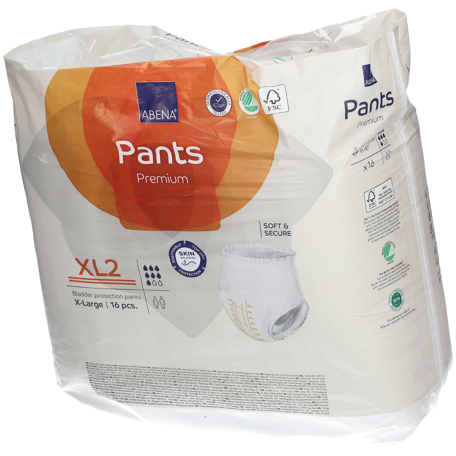 ABENA Slip Premium XL2 16 pc(s) Couches