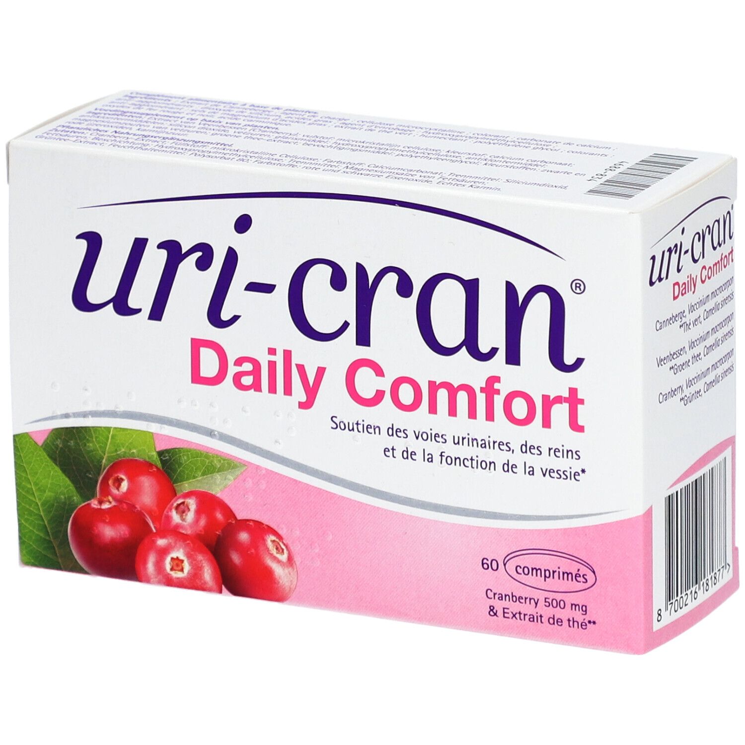 Uri-Cran Daily Comfort 60 pc(s) Comprimé(S)