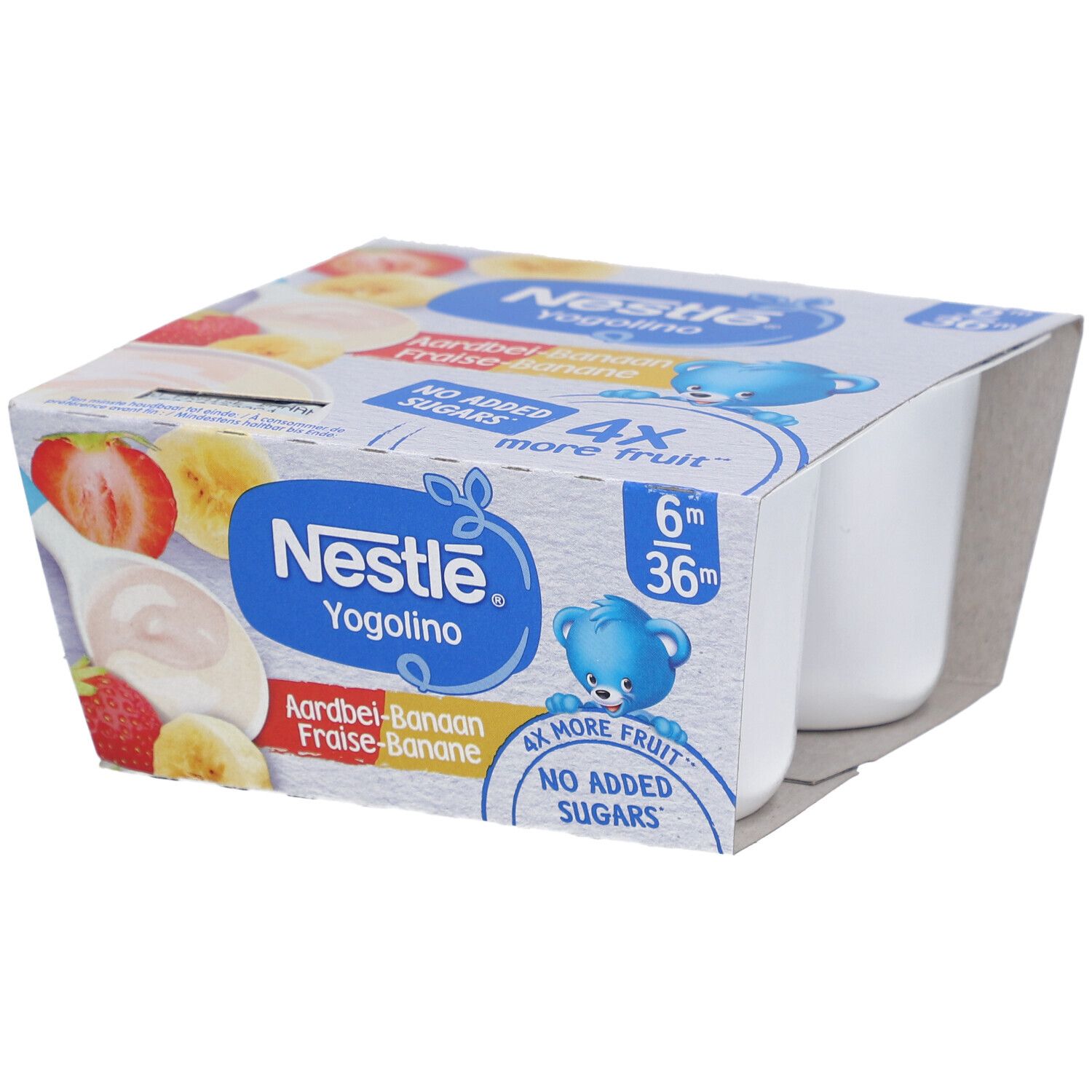 NESTLE Yogolino Fraise-Banane 4x90 g Aliment