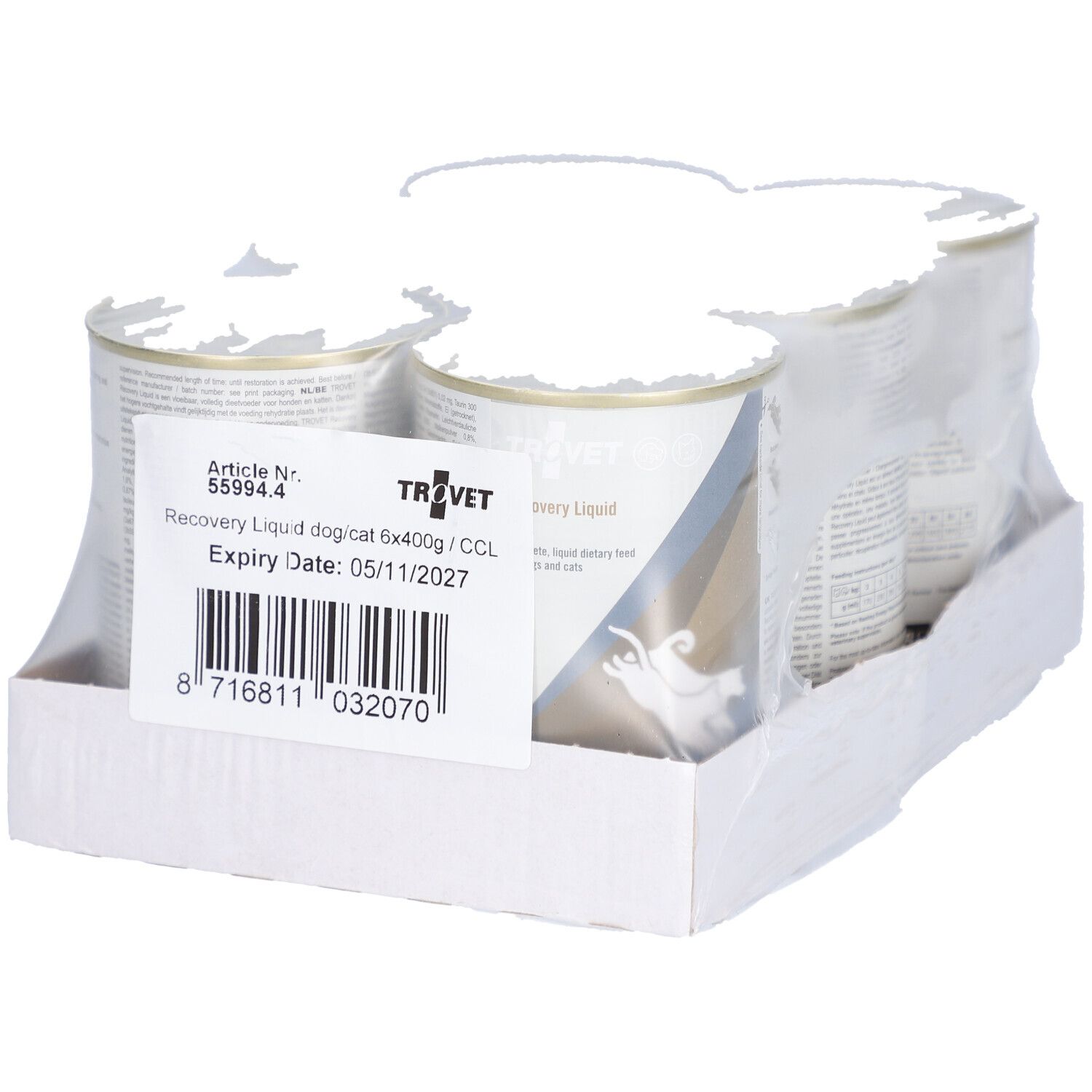 Trovet Canine - Feline Recovery Liquid CCL 6x400 g