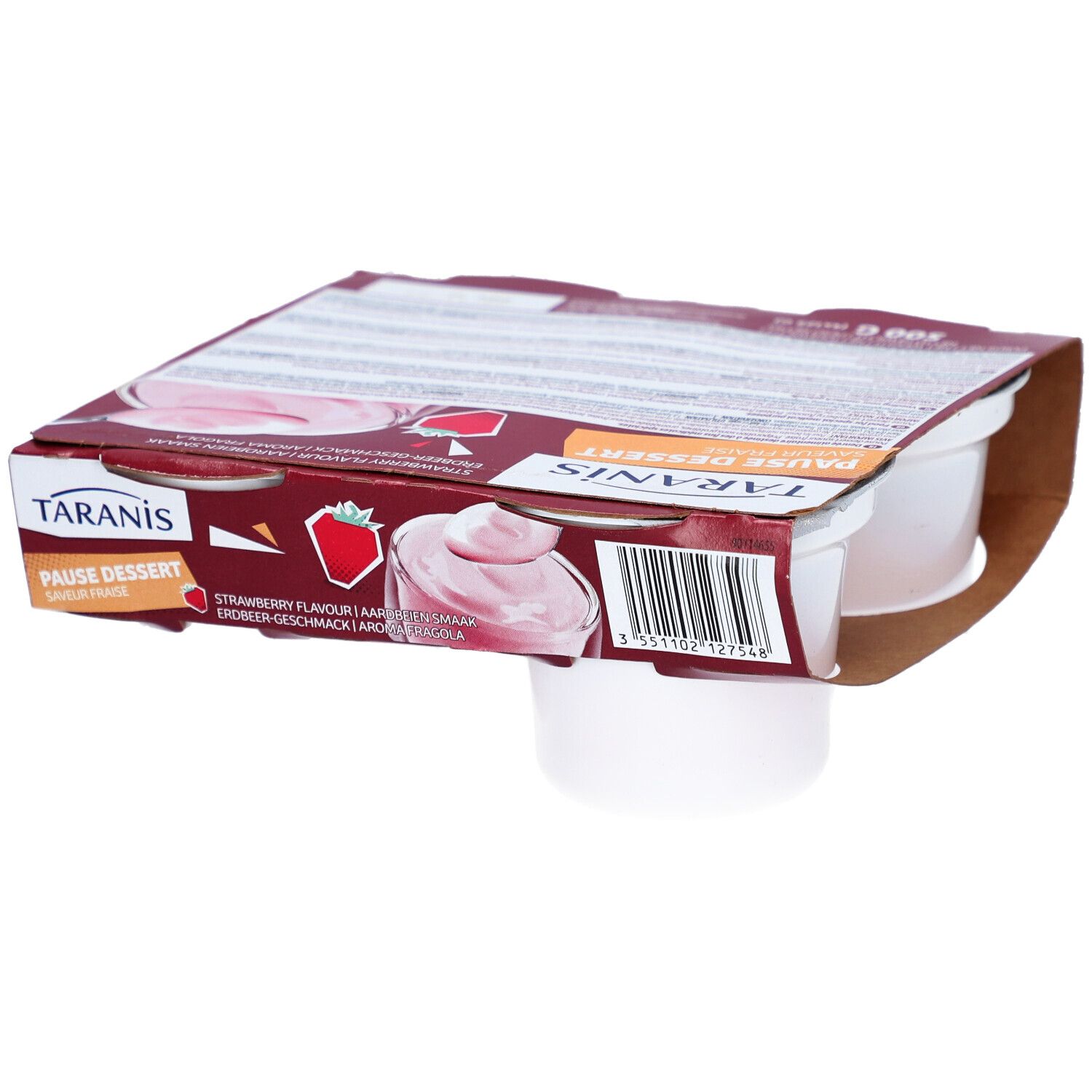 Taranis Pause Dessert Caramel – Dessert hypoprotéique saveur caramel 4x125 g Aliment