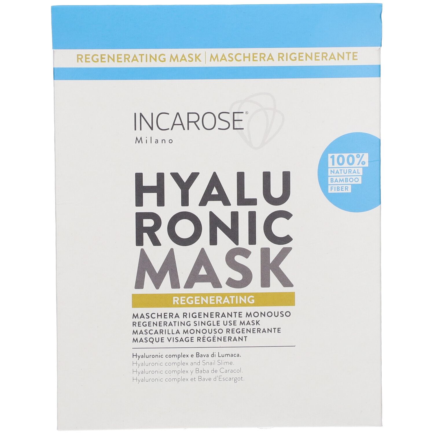 Incarose® Hyaluronic Regenerating Mask 17 ml masque 17 ml Masque(S) Pour Le Visage