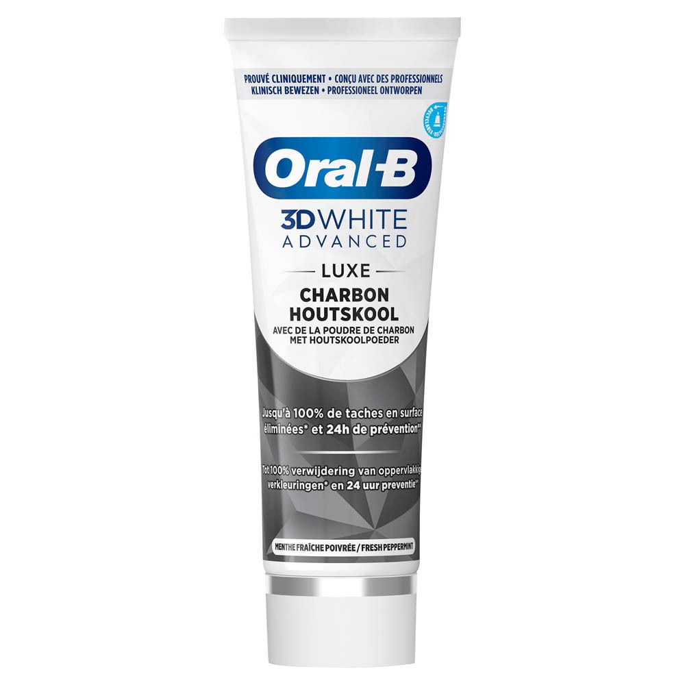 Oral-B 3D White Advanced Luxe Charbon Dentifrice 75Ml Taille 3 - Image 2