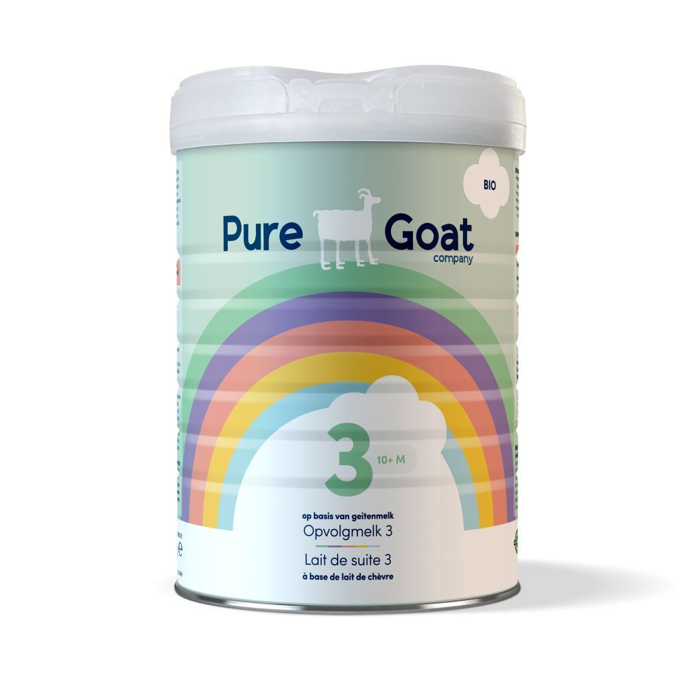 Pure Goat Company Bio Lait de Suite 3 Bébé de 10 mois 800 g Poudre