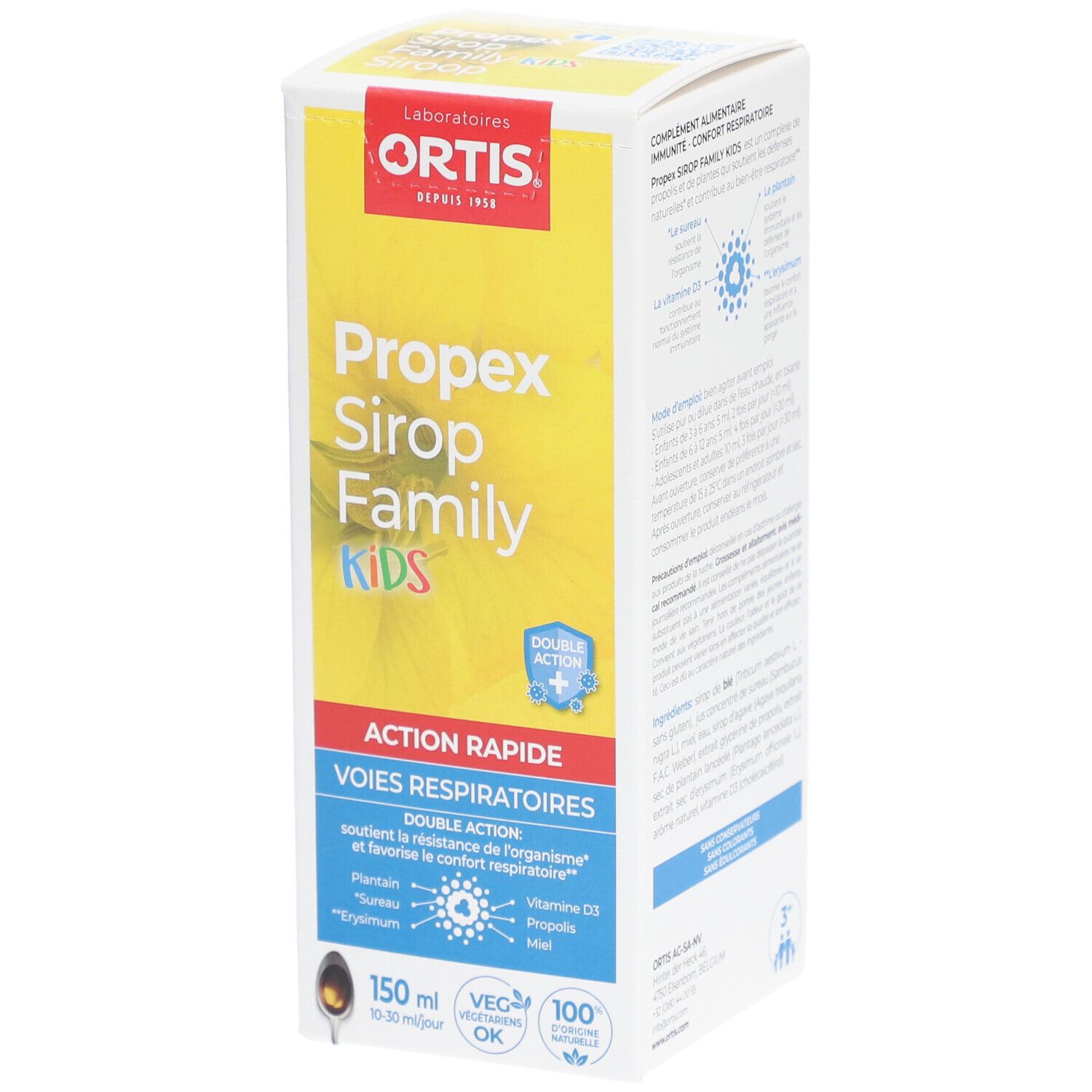 Ortis Ortis® Propex Family Siroop Sirop 150 Ml Enfants