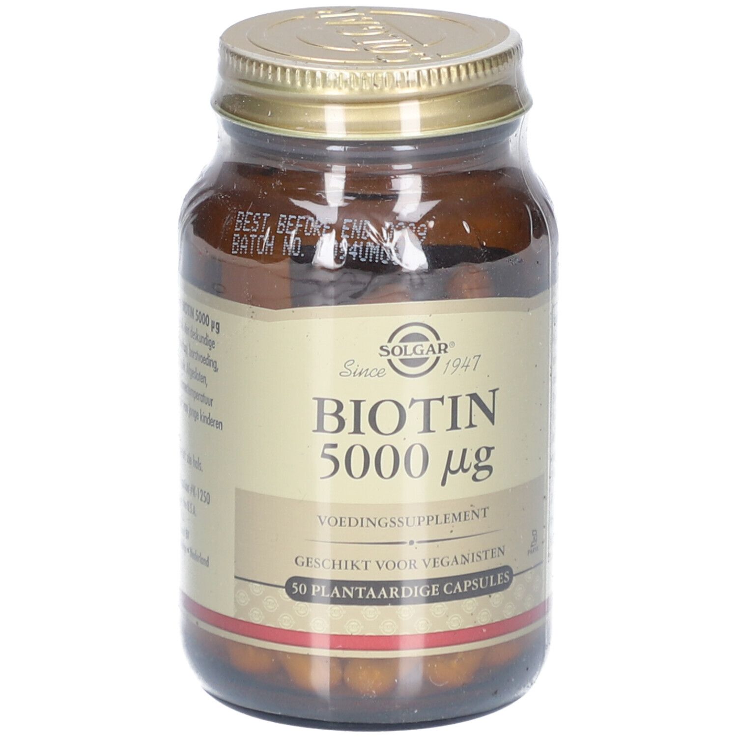 Solgar , Biotine, 50 Capsules Végétales - Image 2