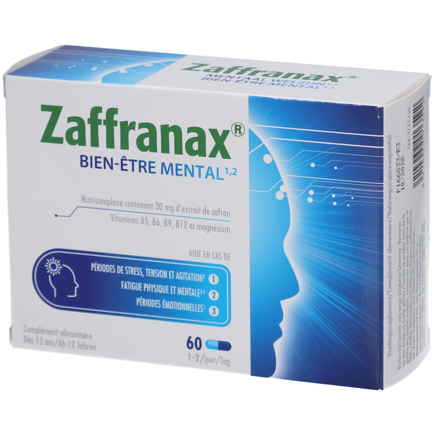 Zaffranax® Bien-Être Mental Capsule(S) 60 pc(s)