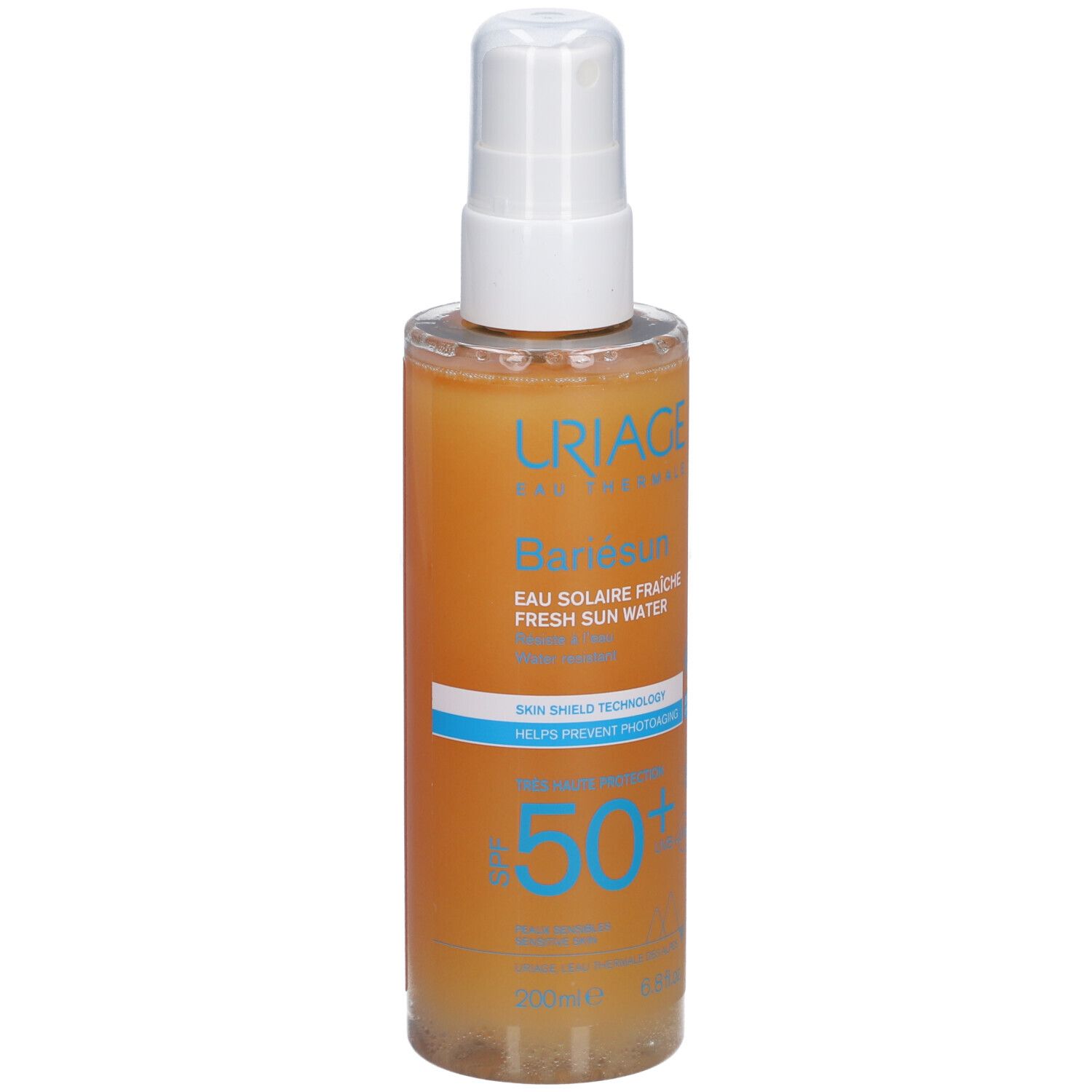 Uriage Bariésun Eau Solaire Fraîche SPF50+ 200 ml Eau Pour Le Visage
