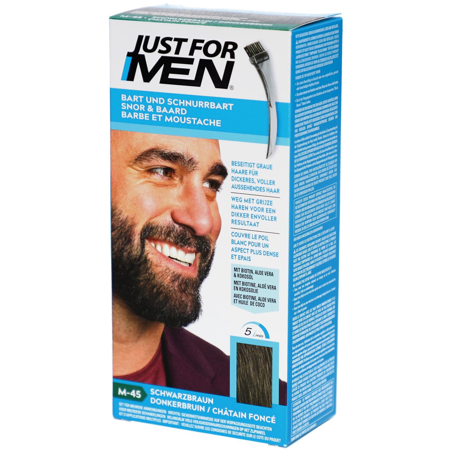 Just For Men Moustache&barbe Chatain Fonce M45 Crème 28 g