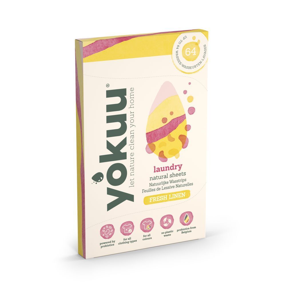 YOKUU® Feuilles de lessive naturelles Lin frais Lingette(S) 32 pc(s)