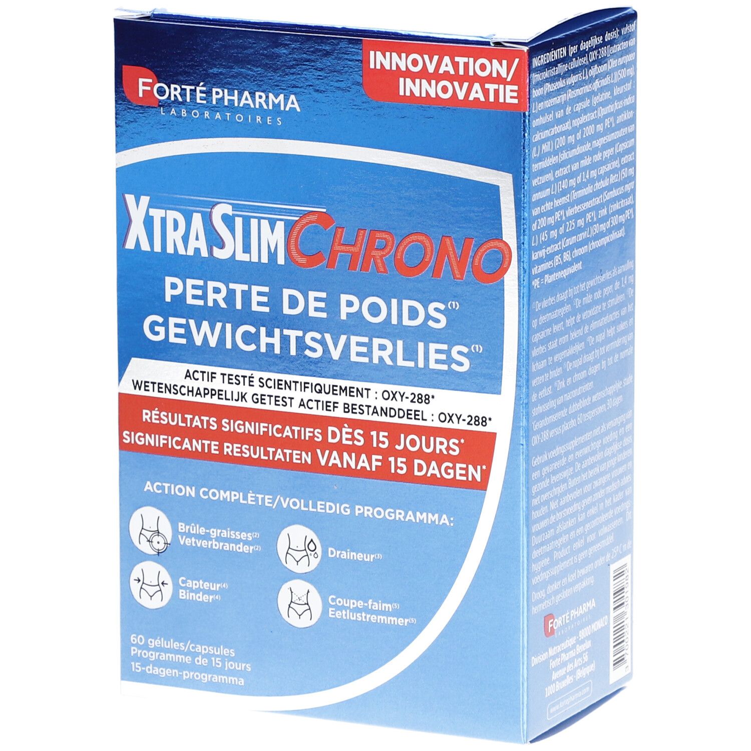 Forté Pharma XtraSlim Chrono 60 pc(s) Comprimé(S)