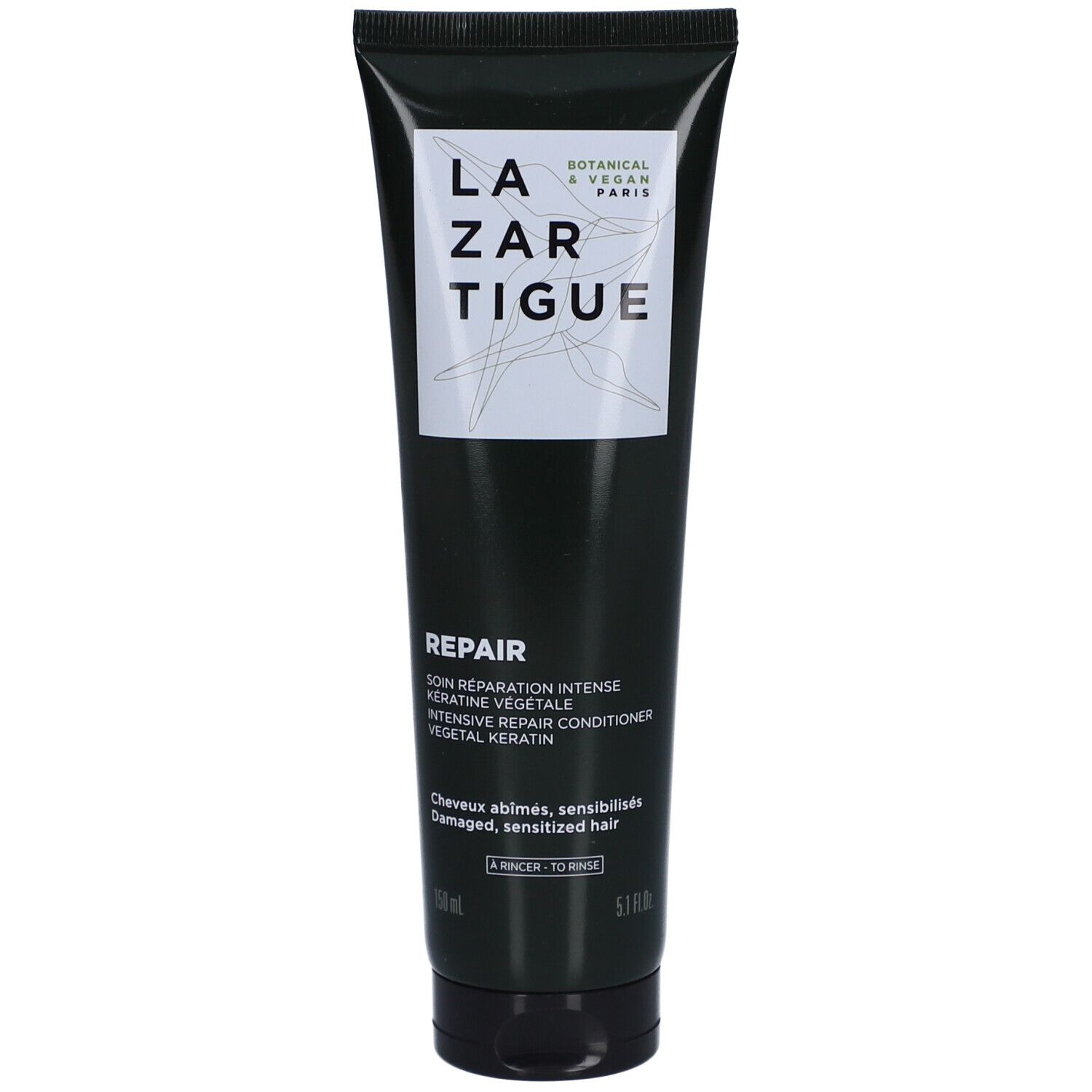 Lazartigue Soin Réparation Intense Kératine Végétale 150 ml Conditioneur