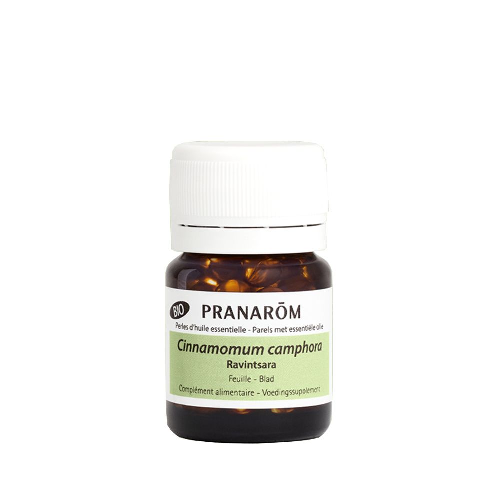 Pranarom Perles d'Huile Essentielle de Ravintsara - Bio 60 pc(s) Perle(S)