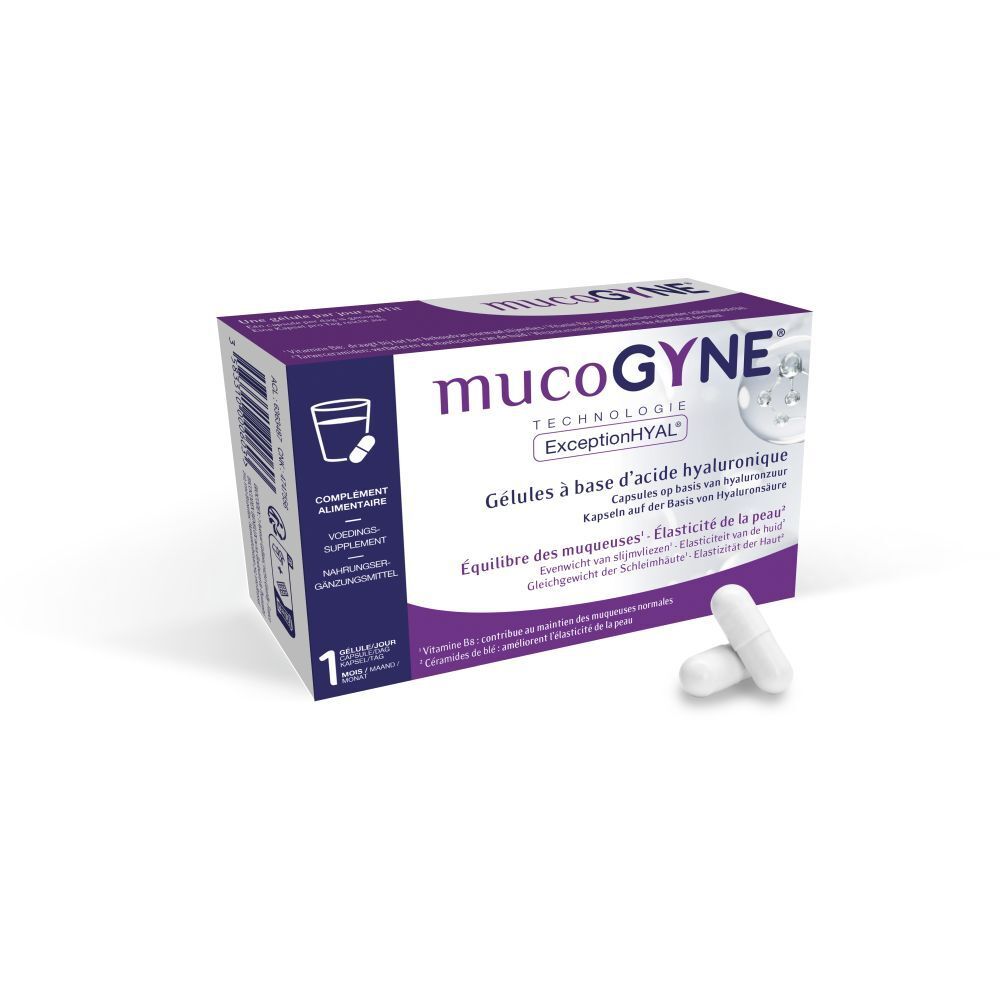 Mucogyne Gélules à base d'acide hyaluronique Capsule(S) 28 pc(s)