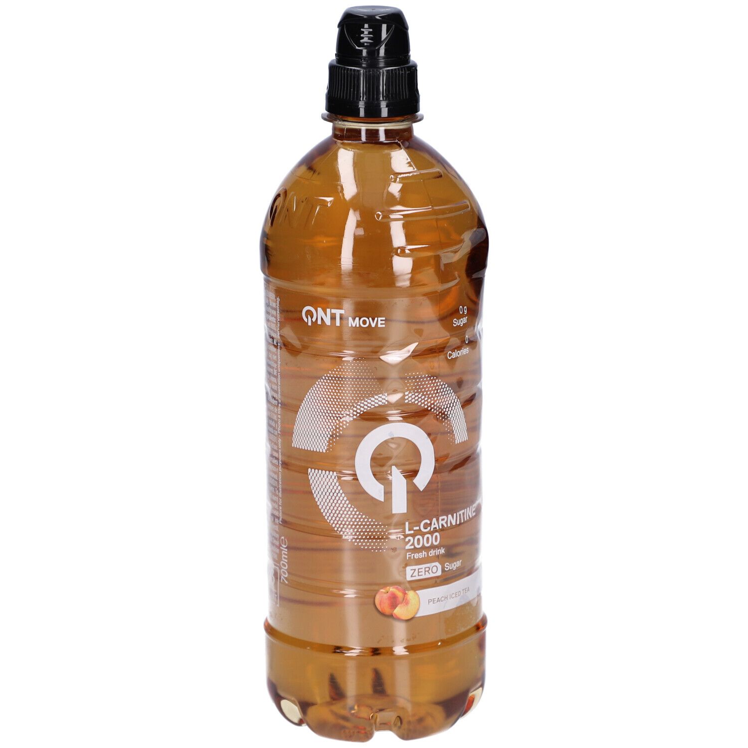 Qnt L-Carnitine 2000 Mg Zéro Calorie Ice Tea Pêche Jus 700 Ml Enfants