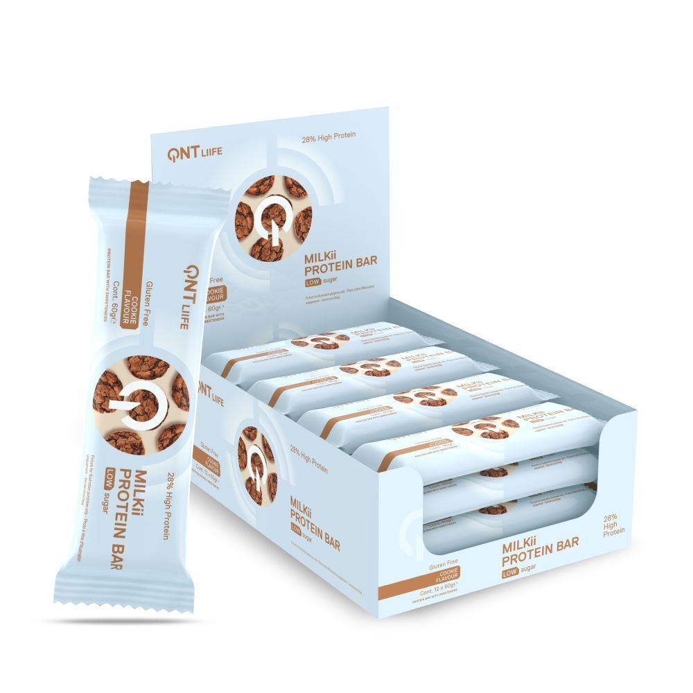 Qnt Barre Protéinée Milkii Cookie Aliment 12X60 G
