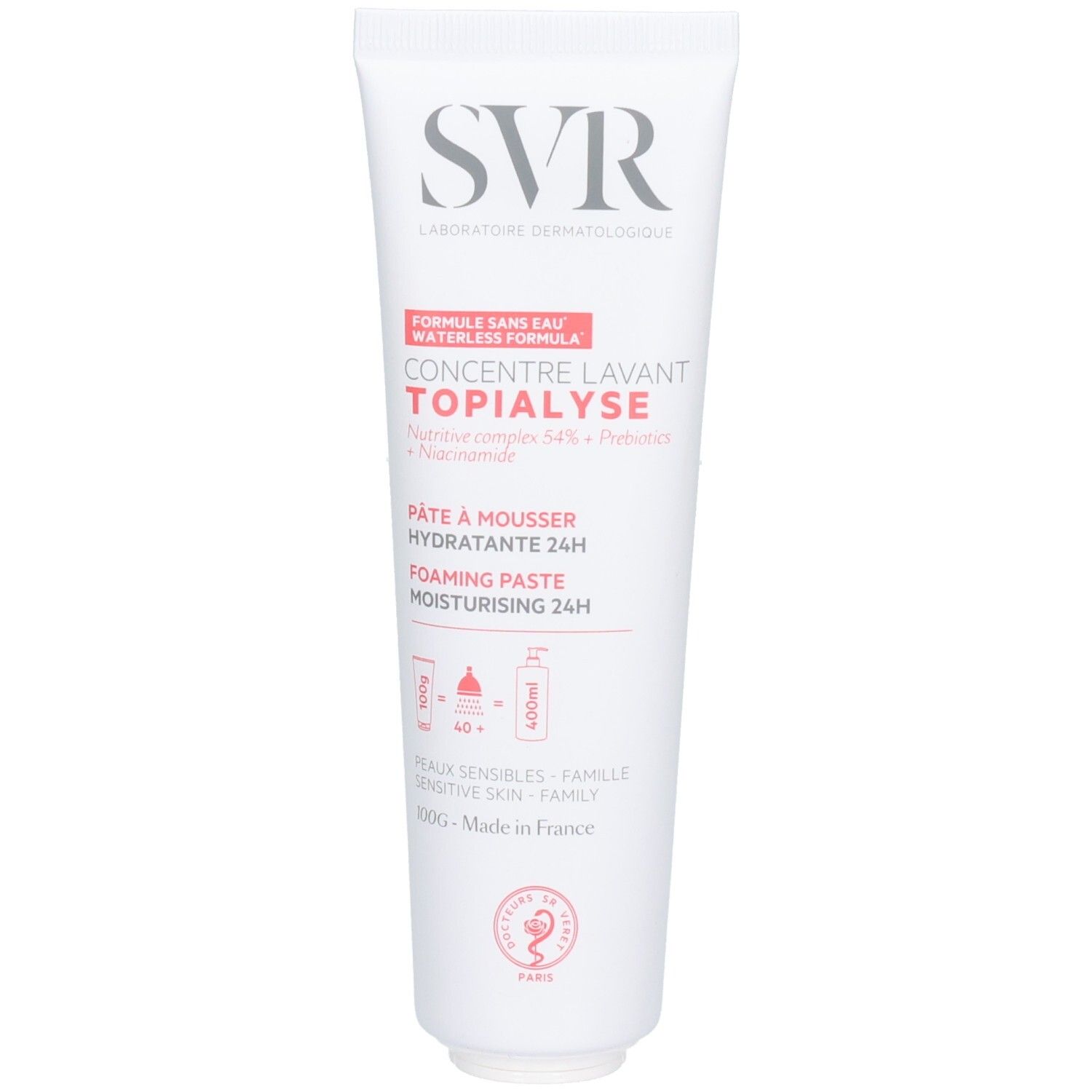 SVR Topialyse Concentré Lavant 100 g Crème
