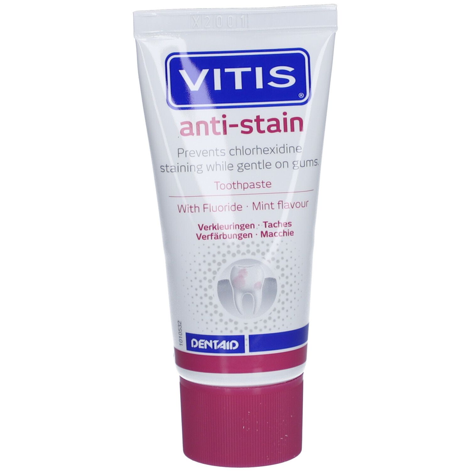 Vitis Anti-Stain Dentifrice 50 ml Dentifrice(S)