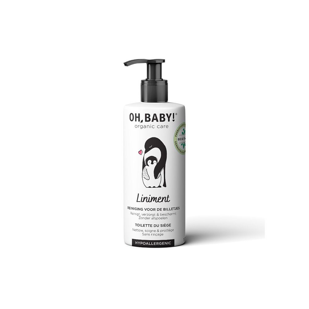 Oh, Baby! Liniment Bio Nettoyant Hypoallergénique Siège Bébé Lait 150 ml