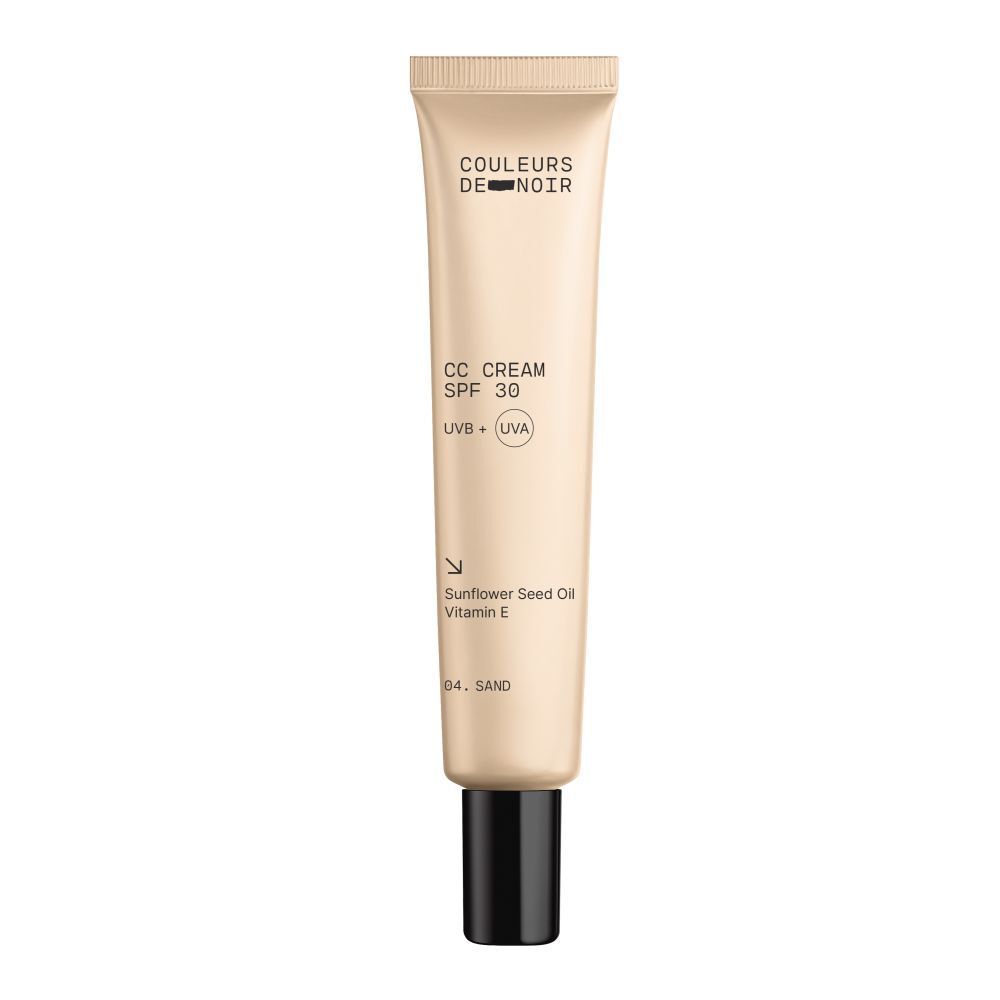 Couleurs de Noir CC CREAM BROAD SPECTRUM SPF30 04 Sand Maquillage 30 ml