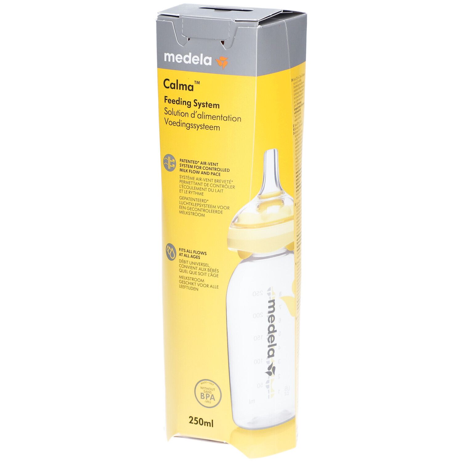 Medela Calma avec Biberon 250 ml 1 pc(s)