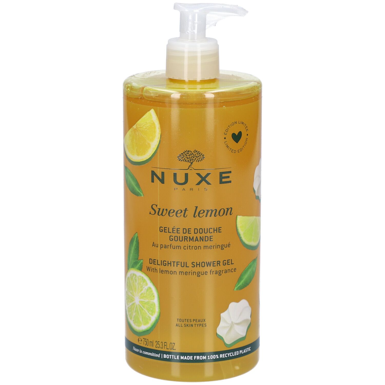 Nuxe Sweet Lemon Gel Douche Gourmand 750 ml Gel Douche