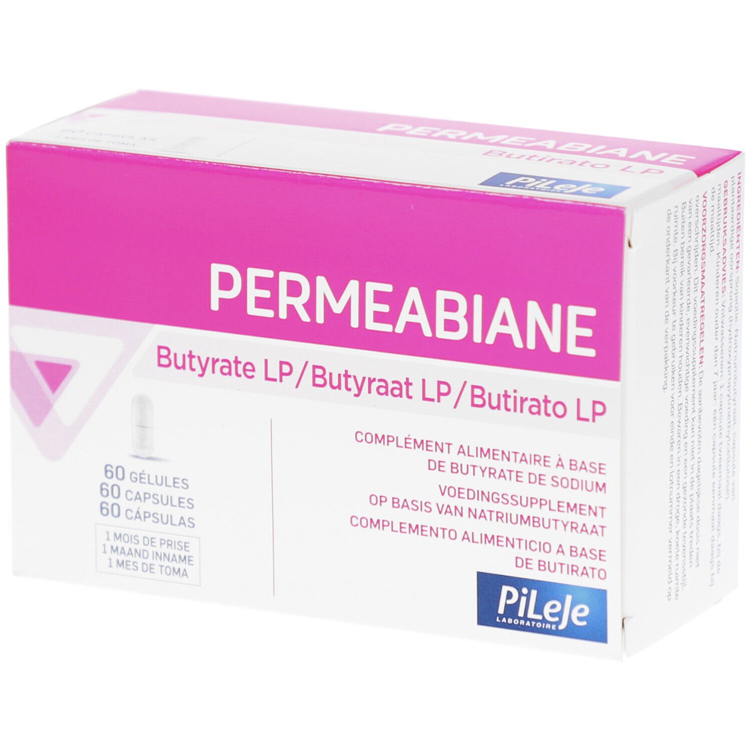 Pileje Permeabiane Butyrate Lp Capsule(S) 60 Pc(S) Enfants - Image 1