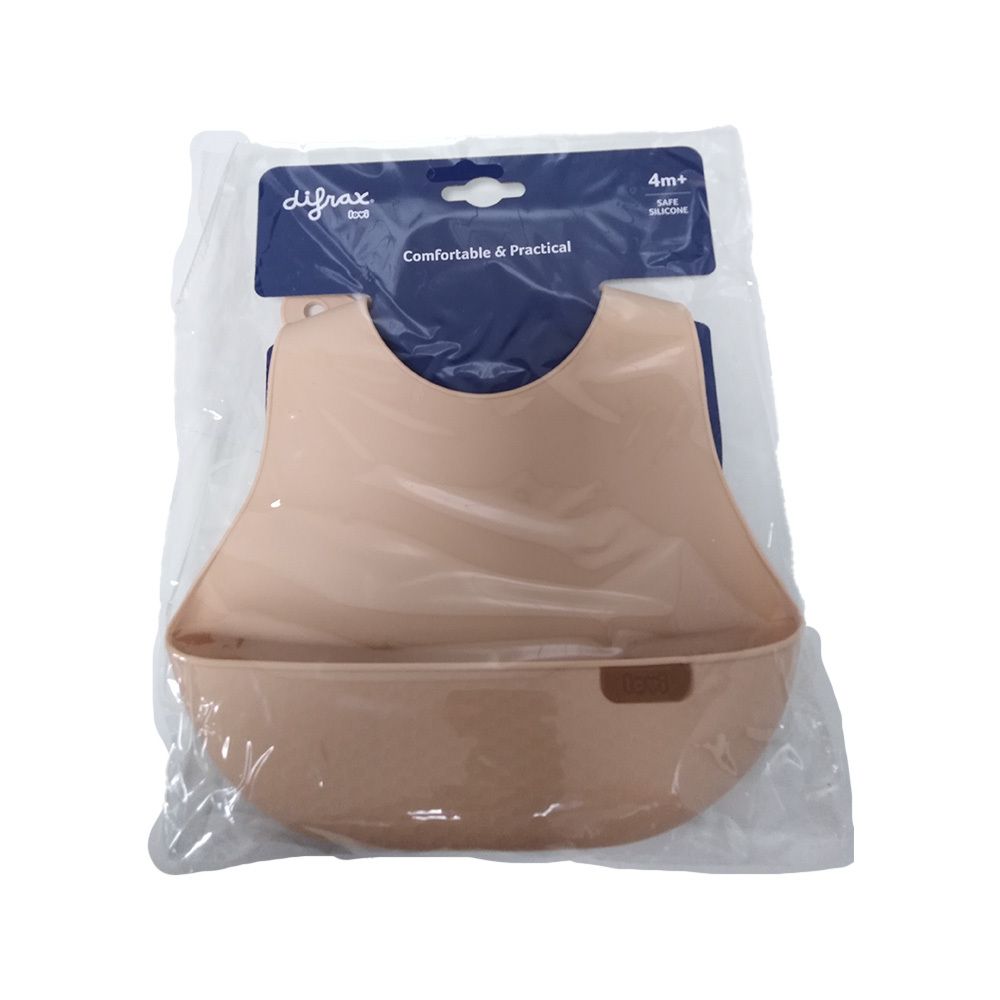 Bavoir en silicone Difrax Pas de choix couleur possible Protecteurs 1 pc(s)