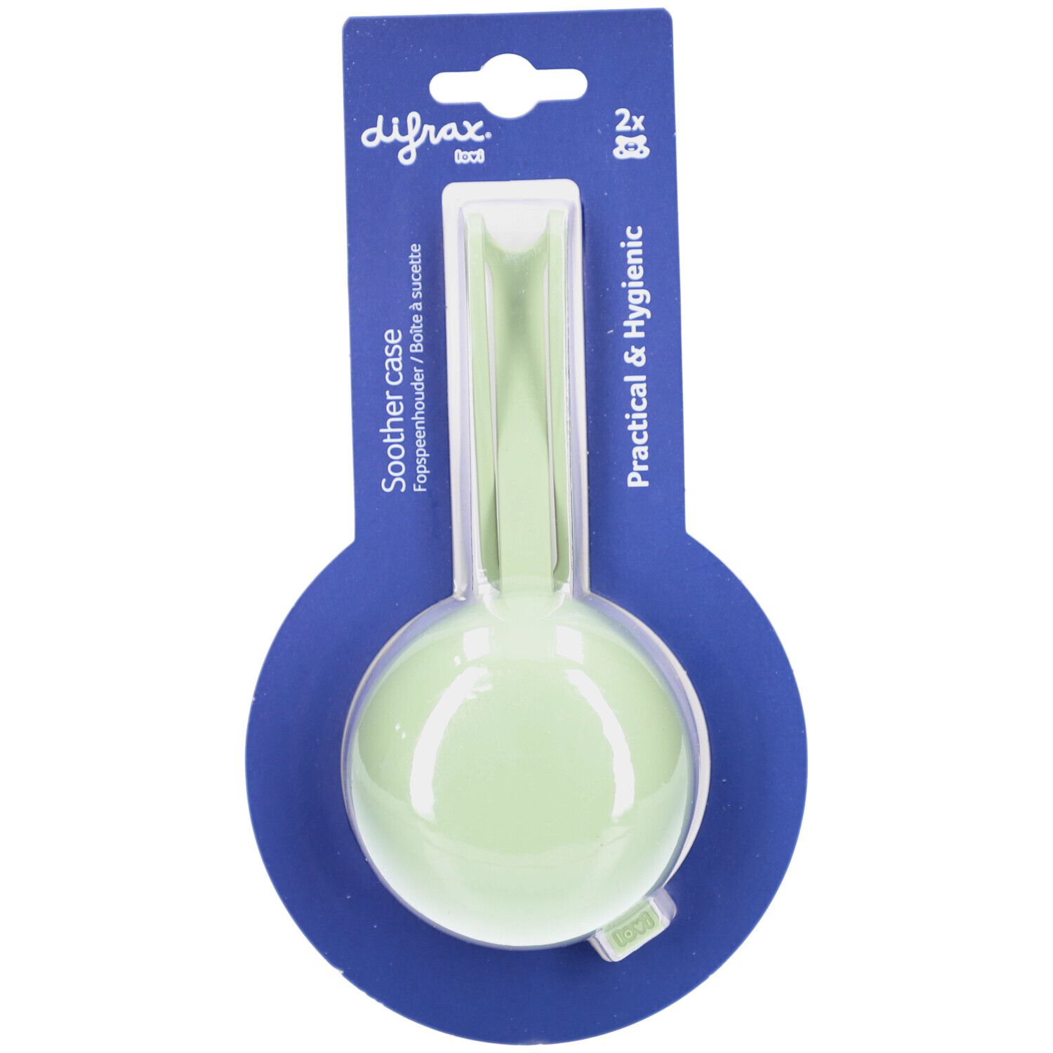 Difrax Boite Tetine Sucette Silicone Pistachio Autre 1 pc(s)