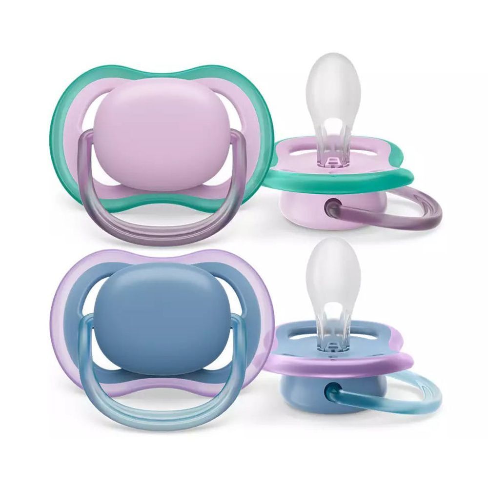 PHILIPS Avent Tétine +6 mois Ultra Air Lilas Bleu 2 pc(s) Tétine(S)