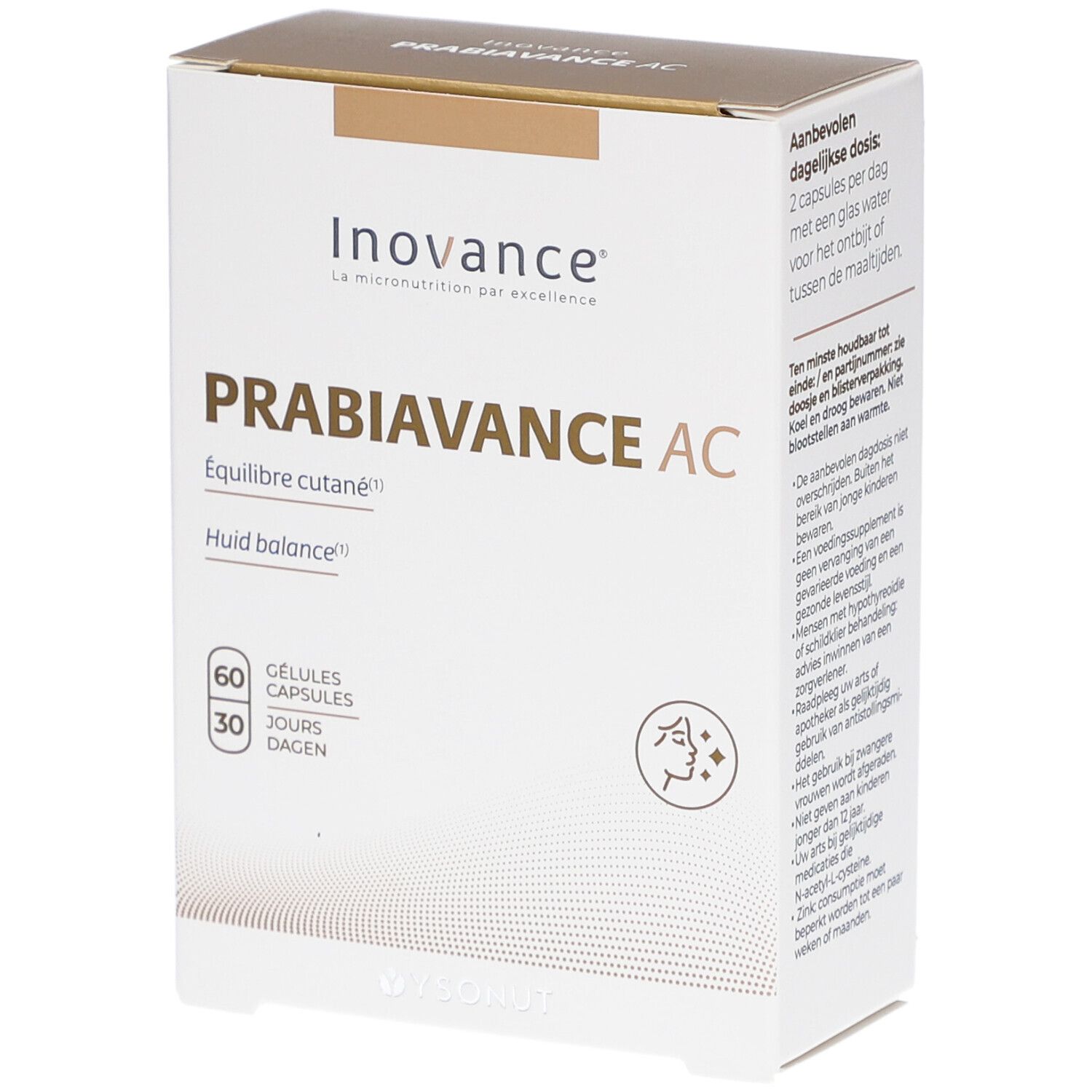 INOVANCE Prabiavance AC Equilibre Cutané 60 pc(s) Capsule(S)