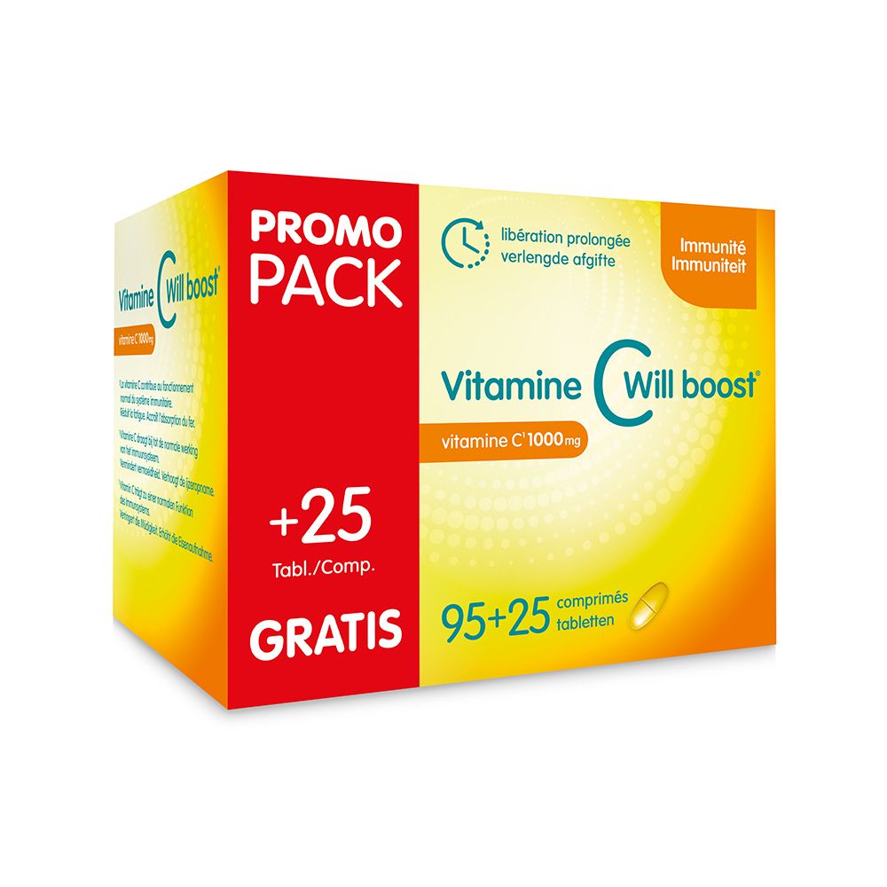 Vitamine C Will Boost 95+25 pc(s) Comprimé(S)